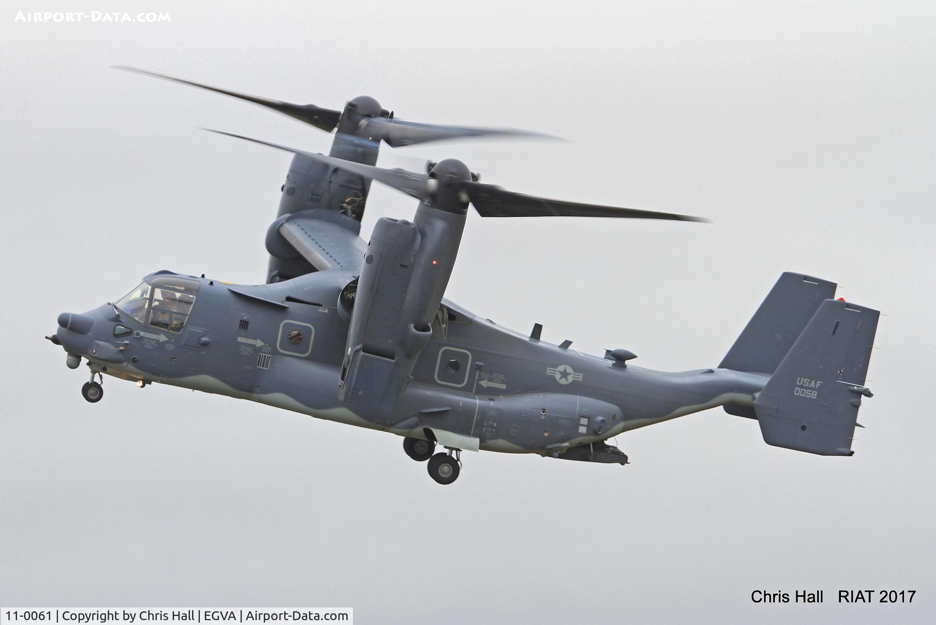 11-0061, 2011 Bell-Boeing CV-22B Osprey C/N D1041, RIAT 2017