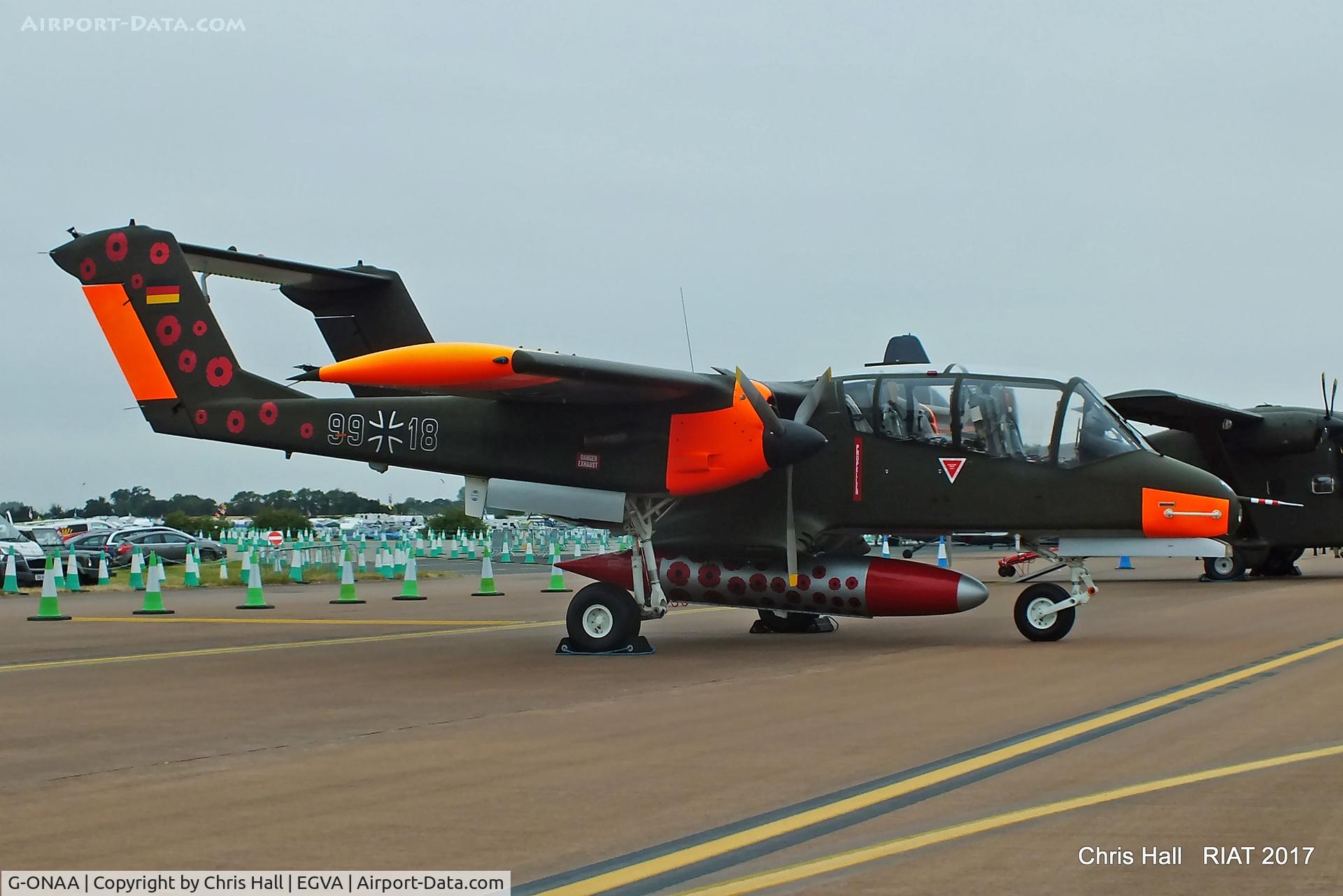 G-ONAA, 1971 North American OV-10B Bronco C/N 338-3, RIAT 2017