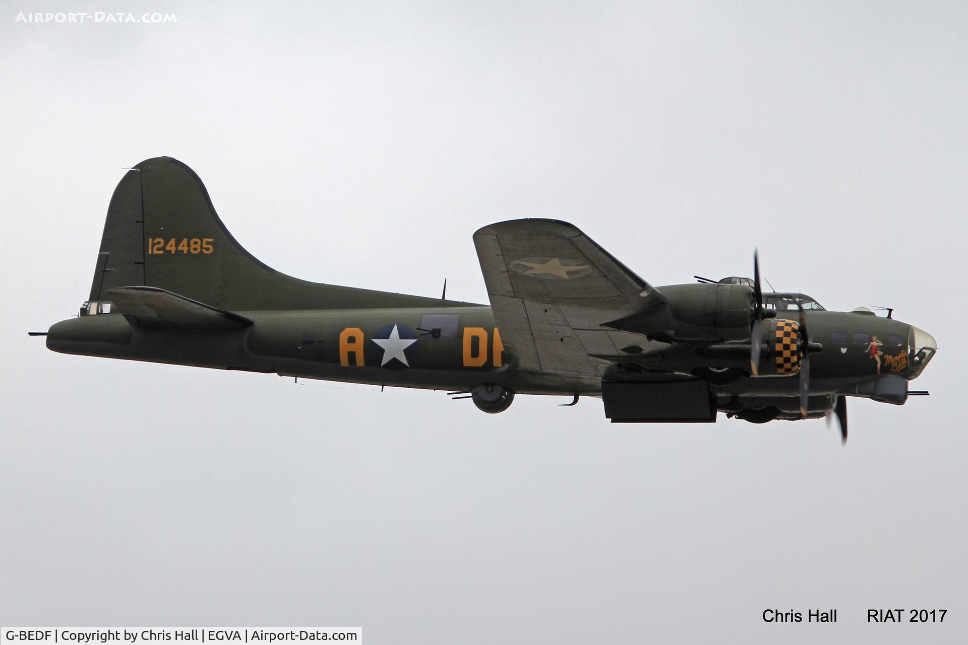 G-BEDF, 1944 Boeing B-17G Flying Fortress C/N 8693, RIAT 2017