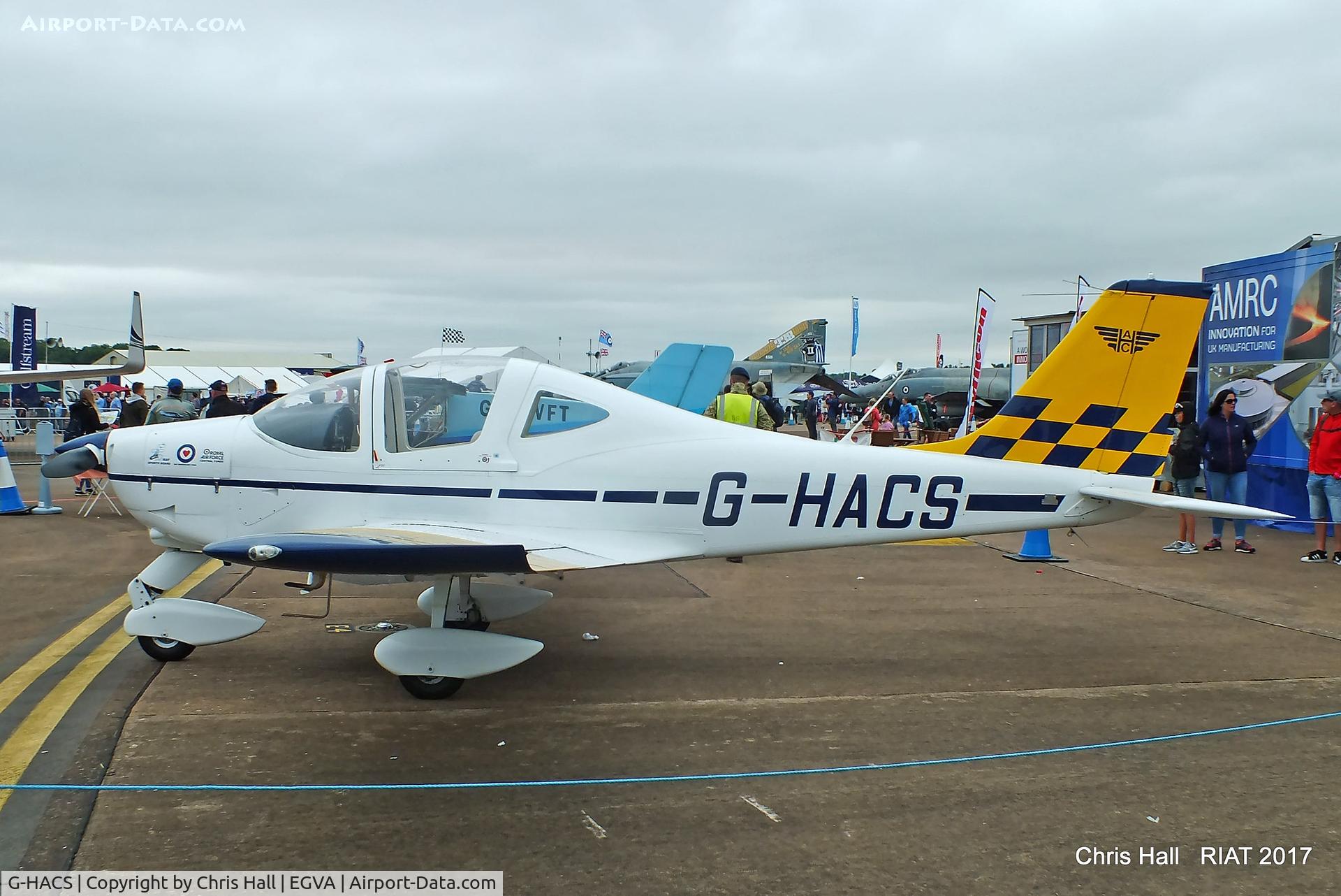 G-HACS, 2012 Tecnam P-2002JF Sierra C/N 199, RIAT 2017