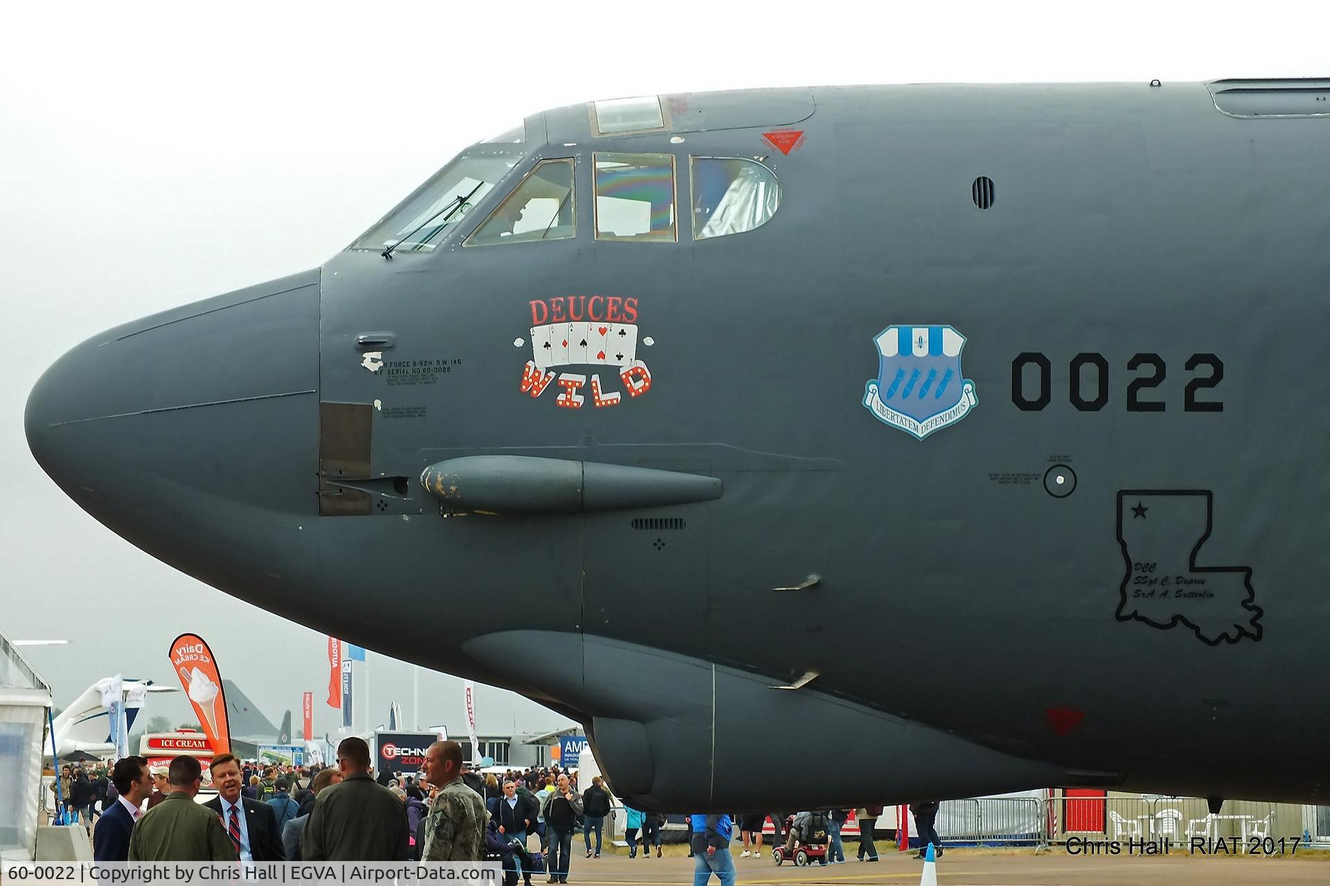 60-0022, 1960 Boeing B-52H Stratofortress C/N 464387, RIAT 2017