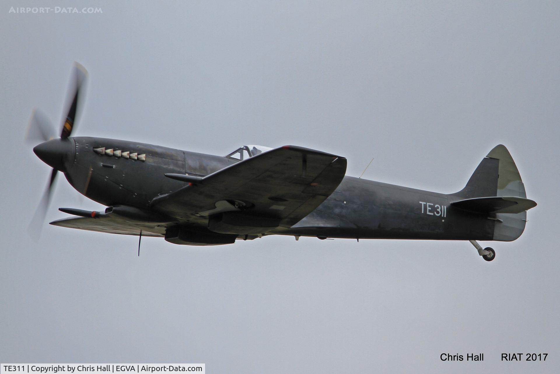 TE311, 1945 Supermarine 361 Spitfire LF.XVIe C/N CBAF.IX.4497, RIAT 2017