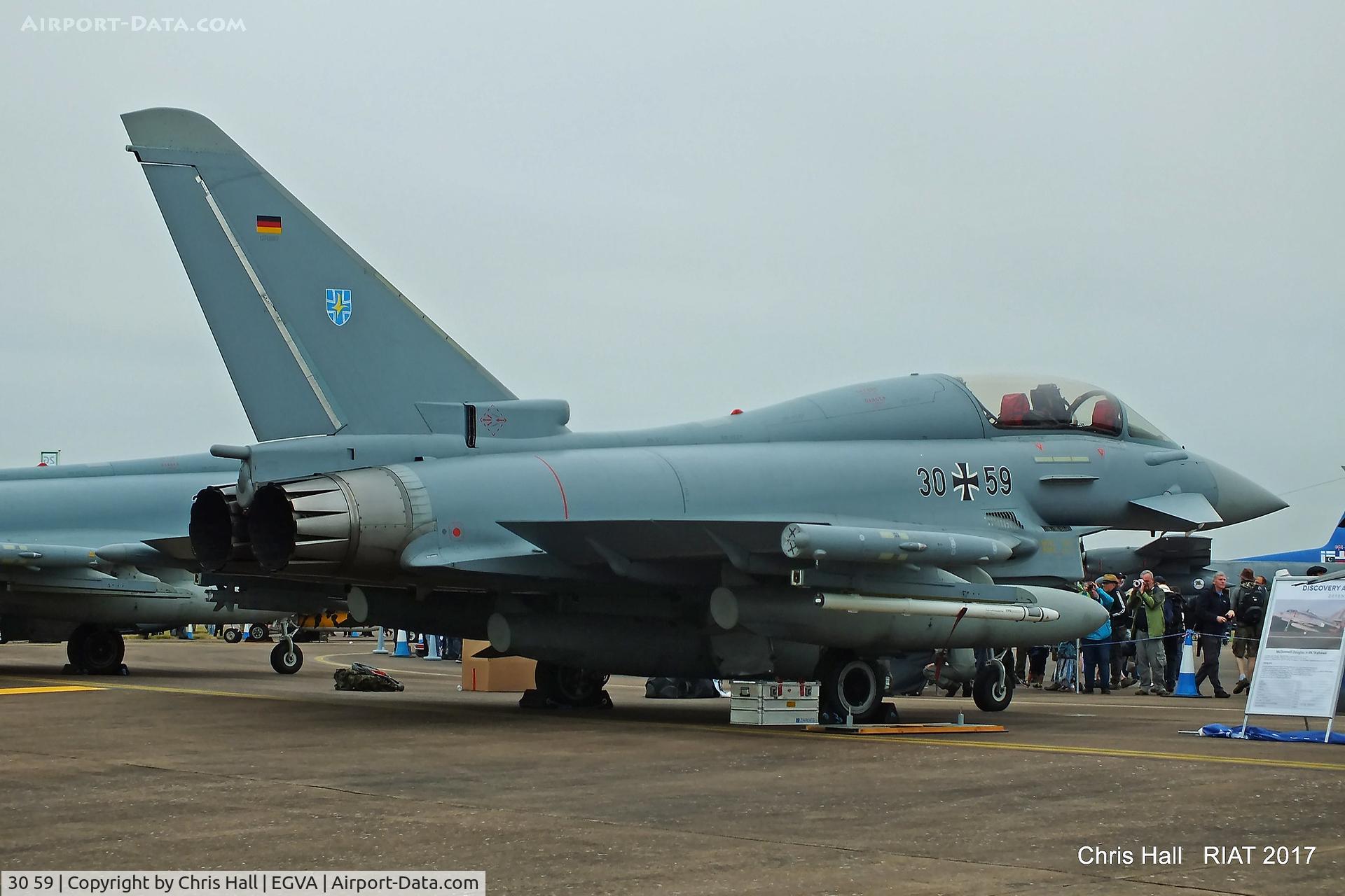 30 59, Eurofighter EF-2000 Typhoon T C/N GT017, RIAT 2017