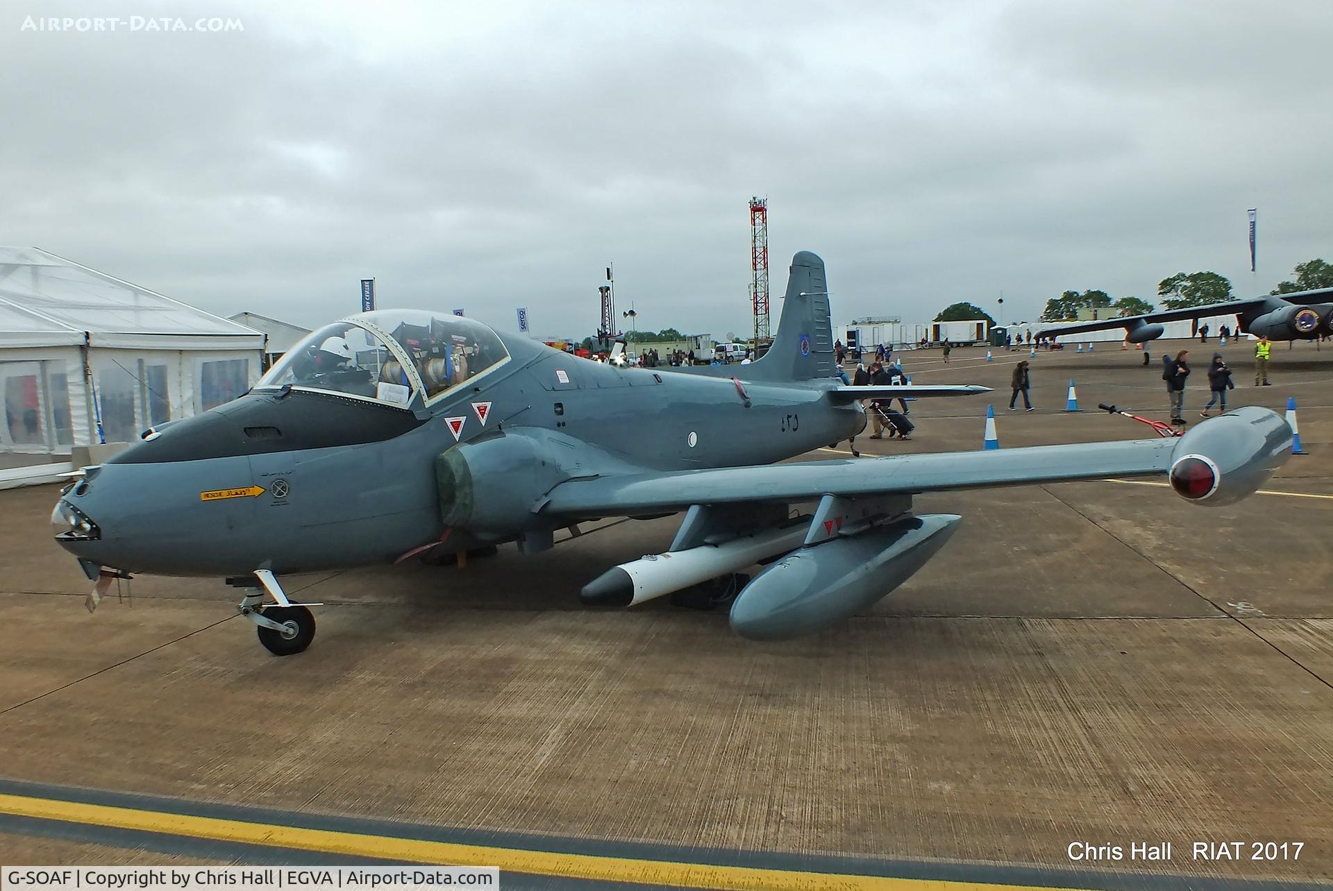 G-SOAF, 1986 BAC 167 Strikemaster Mk.82A C/N 425, RIAT 2017