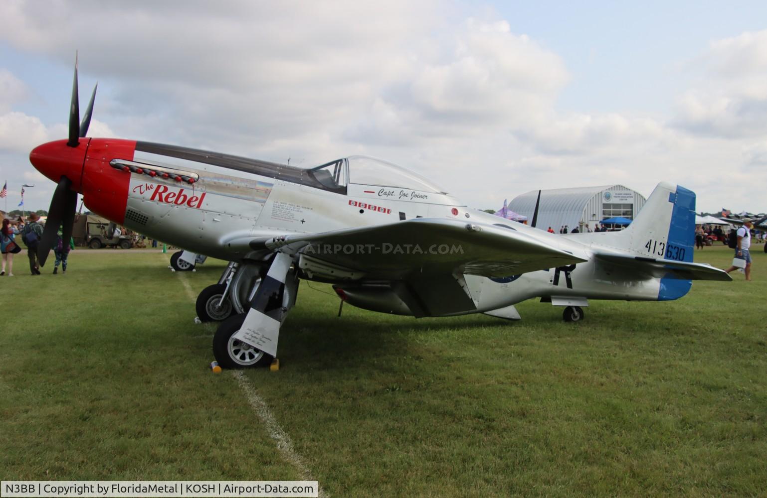 N3BB, 1944 North American P-51D Mustang C/N 44-84933N, P-51D Rebel zx 
