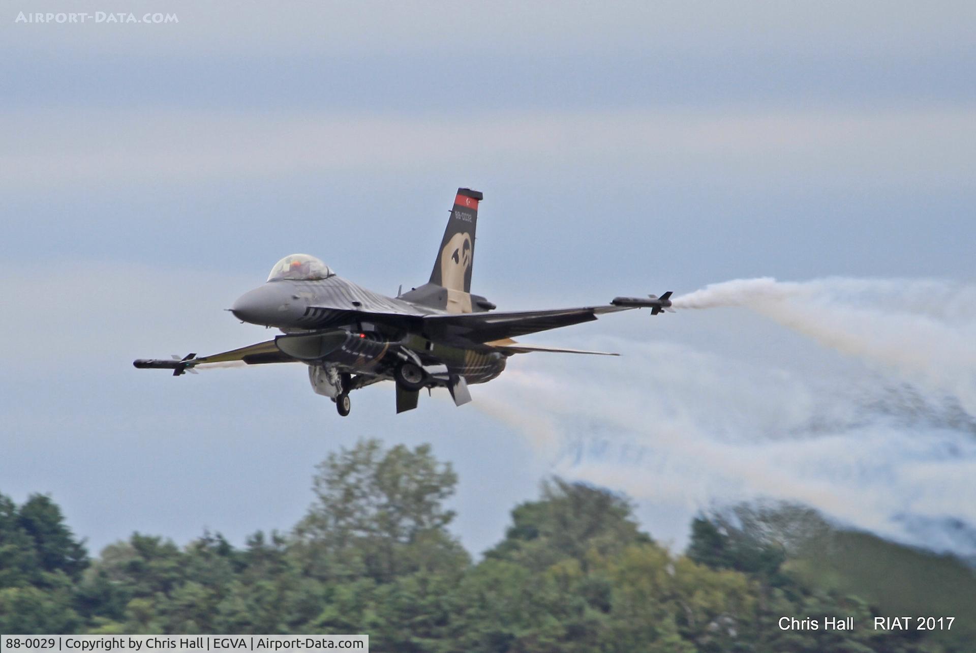 88-0029, TAI (Turkish Aerospace Industries) F-16C Fighting Falcon C/N 4R-31, RIAT 2017