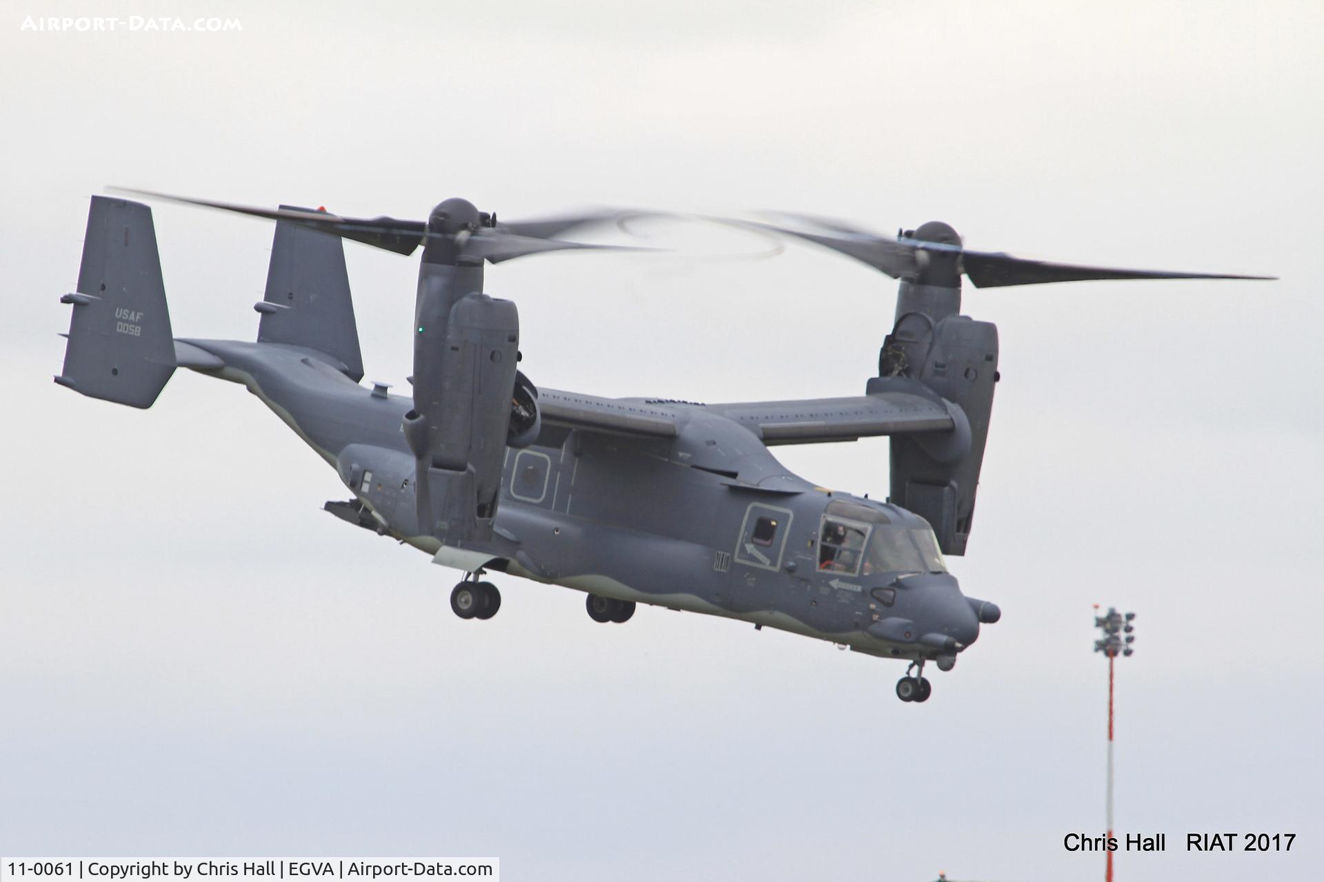 11-0061, 2011 Bell-Boeing CV-22B Osprey C/N D1041, RIAT 2017