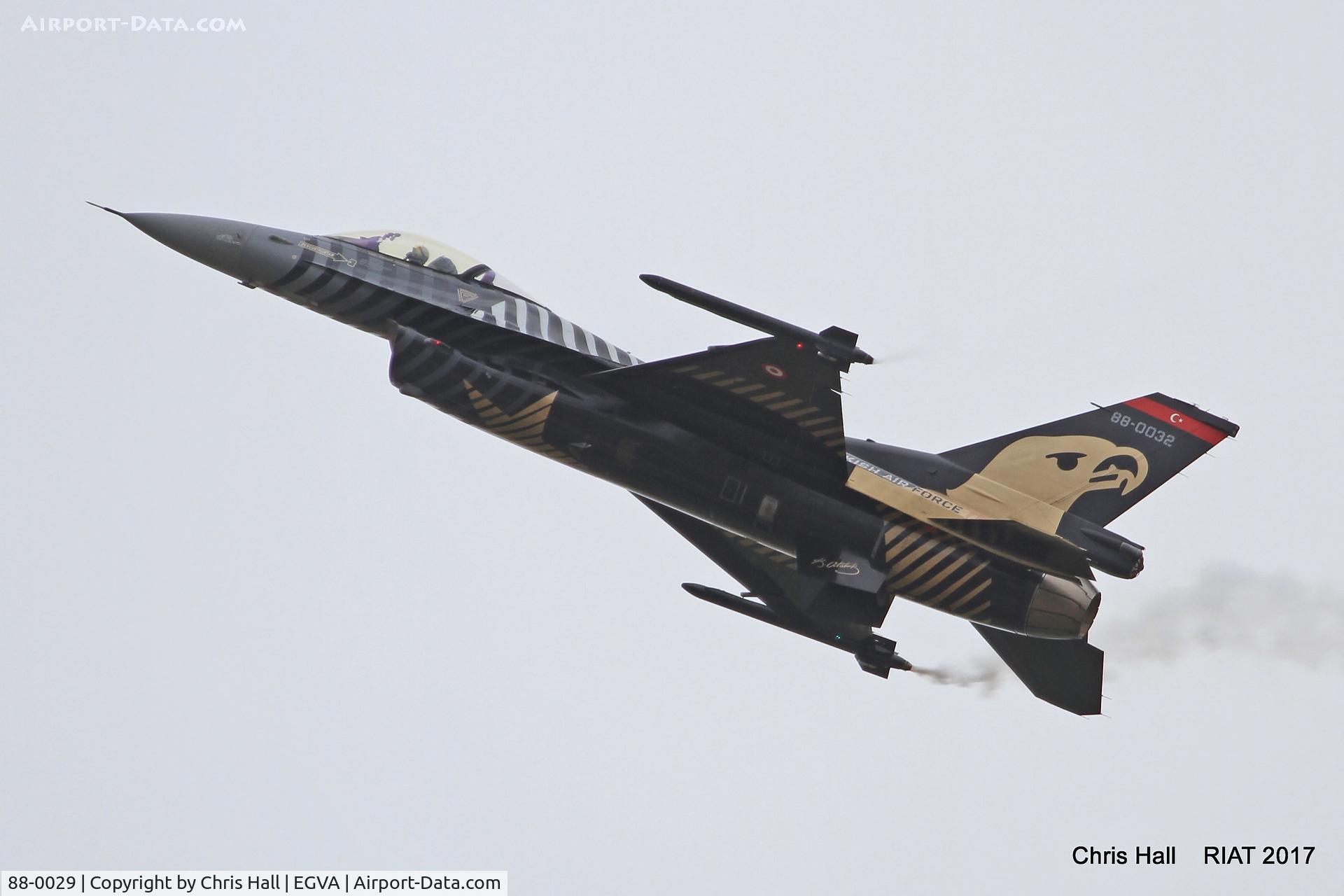 88-0029, TAI (Turkish Aerospace Industries) F-16C Fighting Falcon C/N 4R-31, RIAT 2017