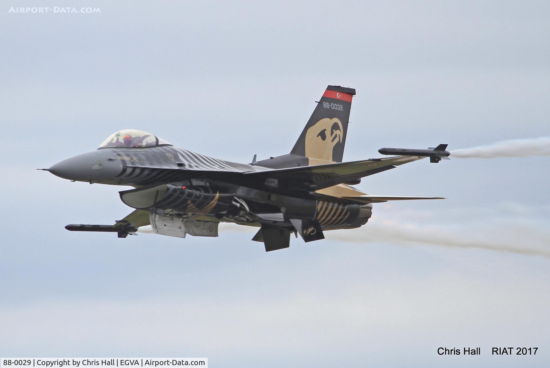 88-0029, TAI (Turkish Aerospace Industries) F-16C Fighting Falcon C/N 4R-31, RIAT 2017