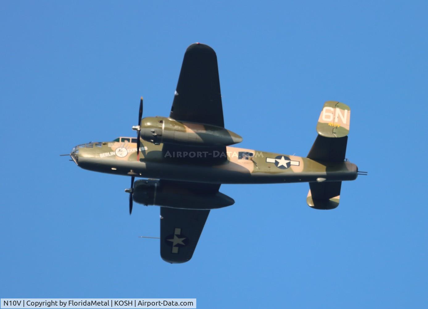 N10V, 1943 North American B-25H Mitchell C/N 98-21433, B-25 Berlin Express zx 