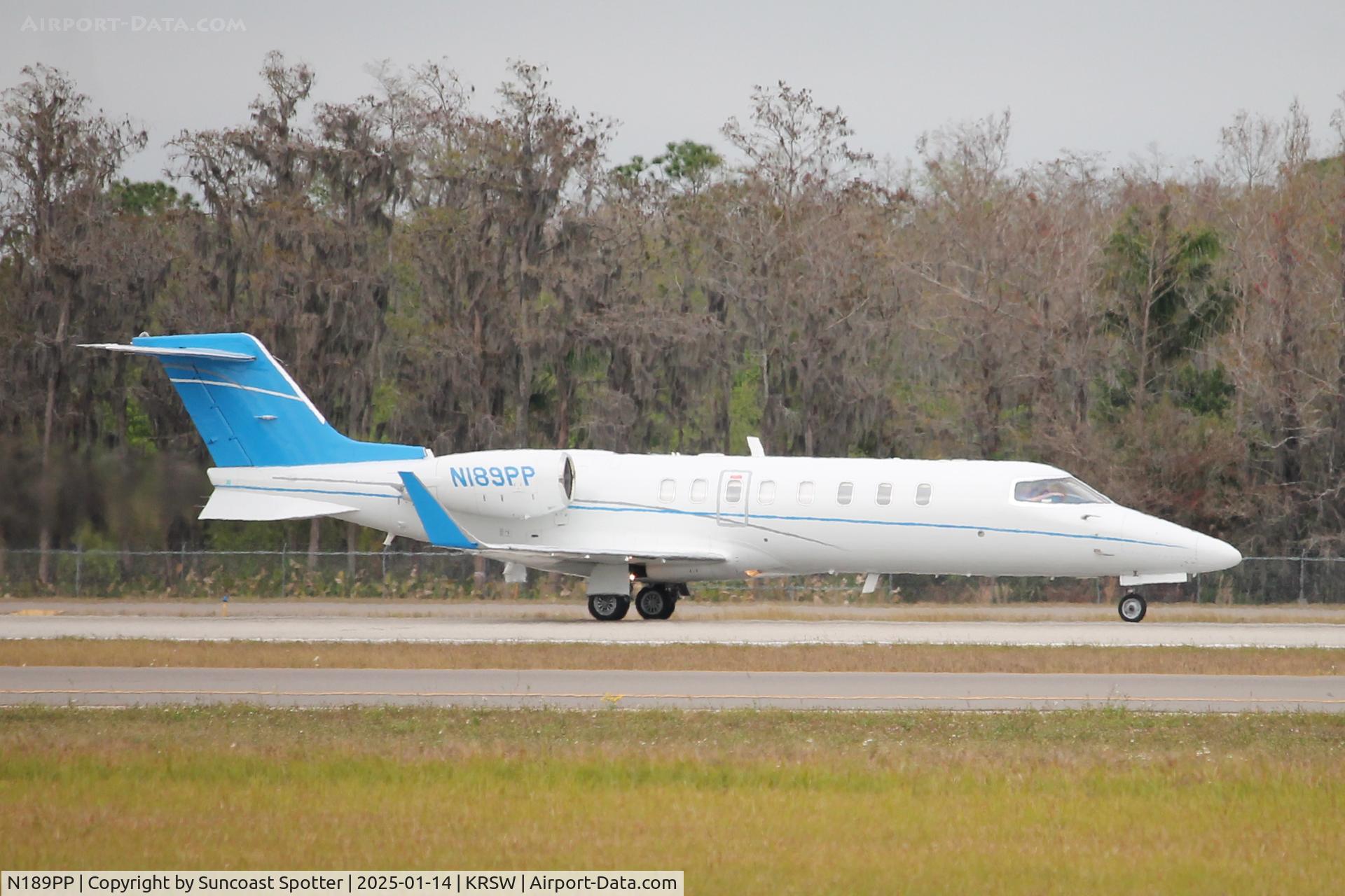 N189PP, 2015 Learjet 45 C/N 264, Learjet 189PP departs Runway 6 at Southwest Florida International Airport enroute to Richmond International Airport