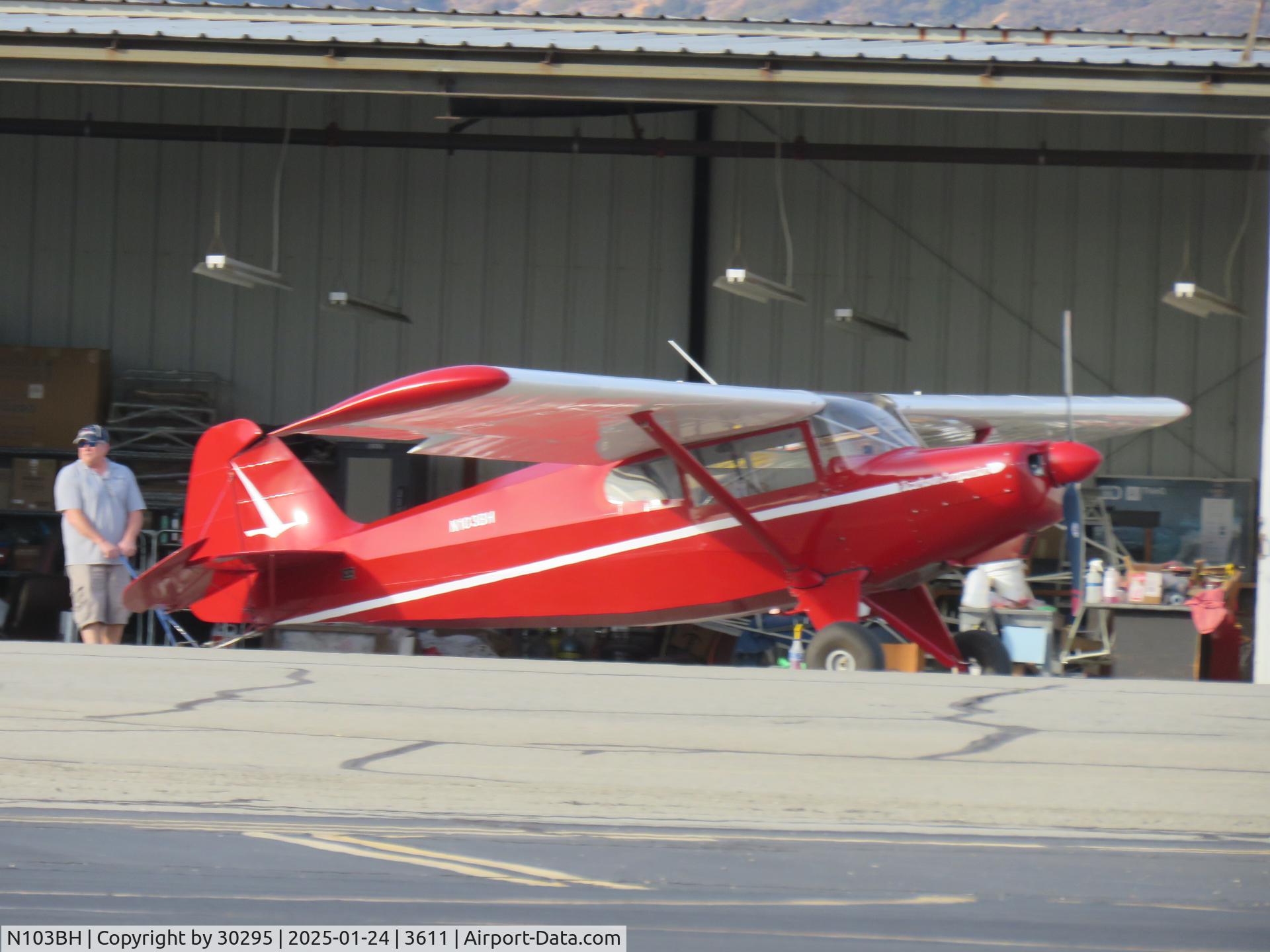 N103BH, 2021 Avipro Aircraft Ltd Bearhawk Companion C/N 3C-5C/6C-1613C, Being put away