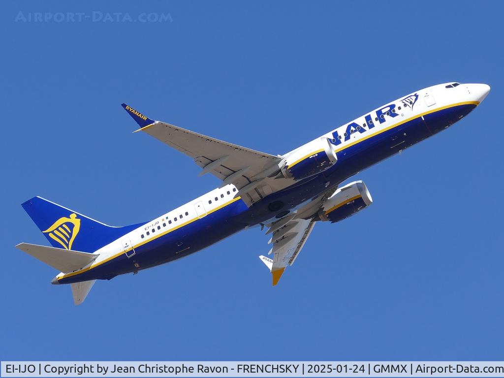 EI-IJO, 2024 Boeing 737-8 MAX 200 C/N 62371, Marrakesh (RAK)	Gran Canaria (LPA)	FR1447