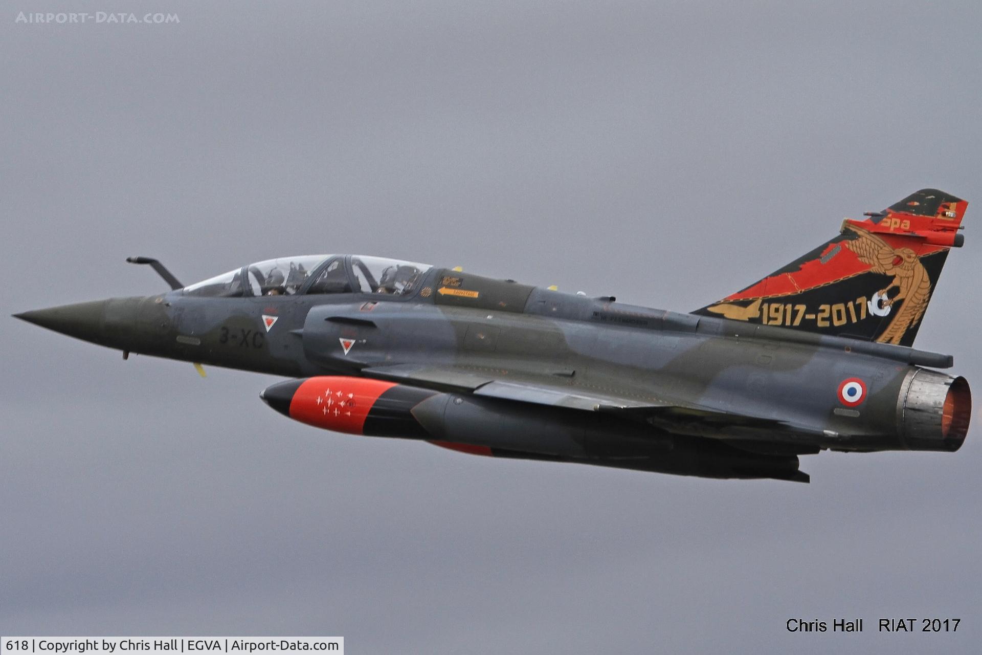 618, Dassault Mirage 2000D C/N 417, RIAT 2017