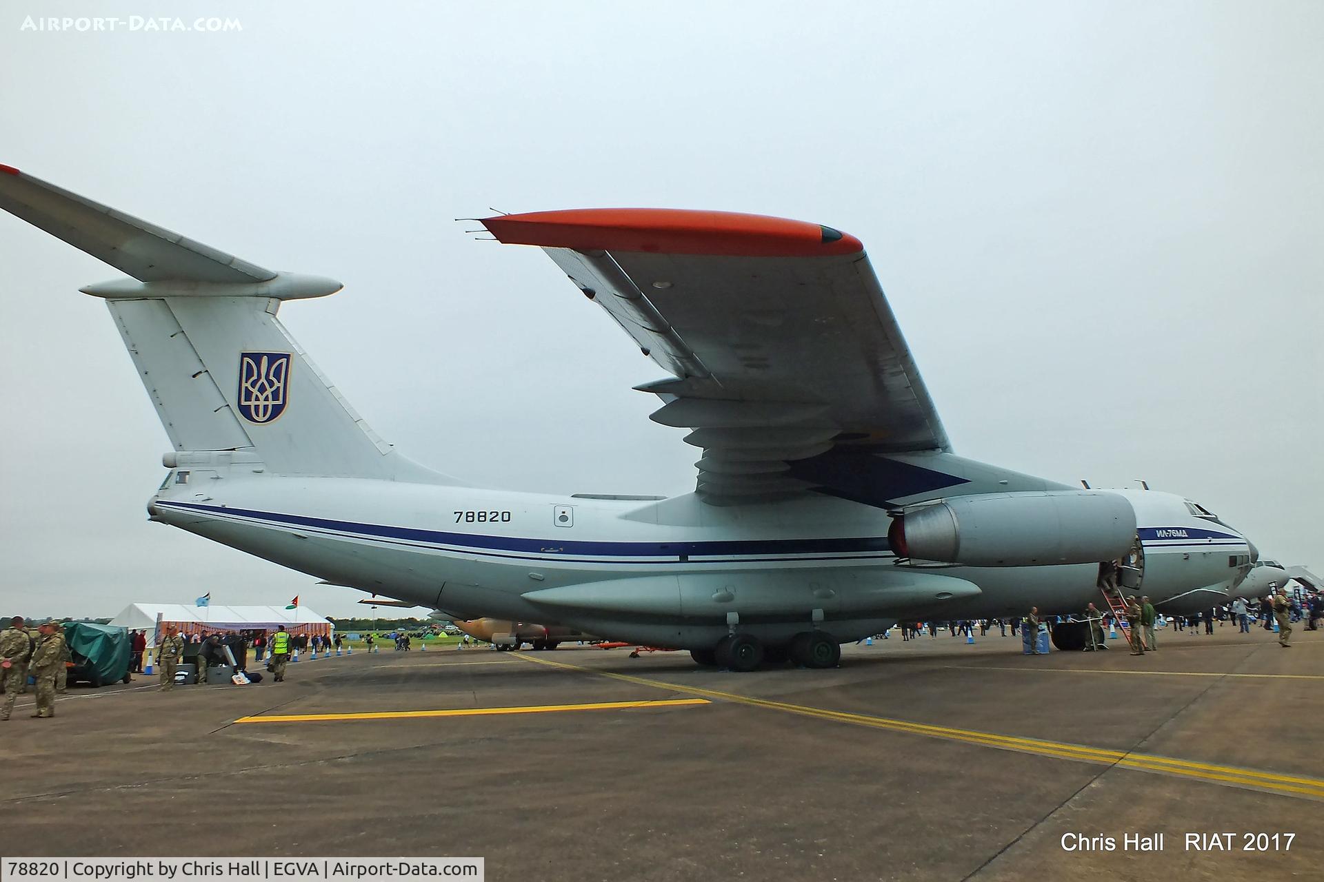 78820, 1989 Ilyushin Il-76MD C/N 0093496907, RIAT 2017