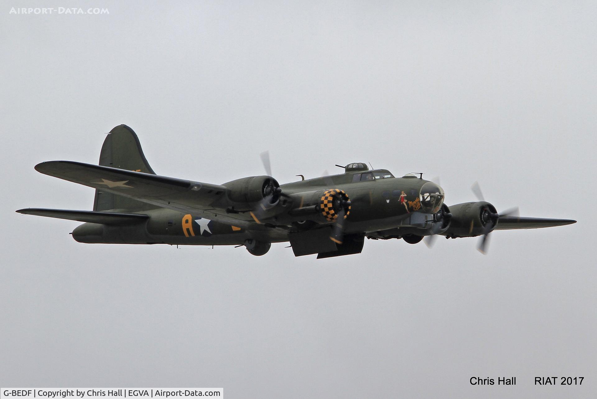 G-BEDF, 1944 Boeing B-17G Flying Fortress C/N 8693, RIAT 2017