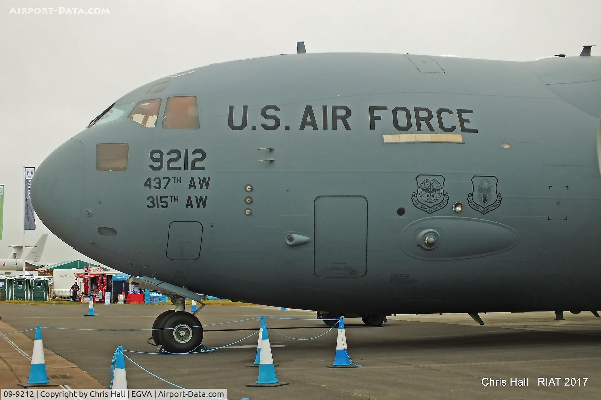 09-9212, 2011 Boeing C-17A Globemaster III C/N P-212, RIAT 2017