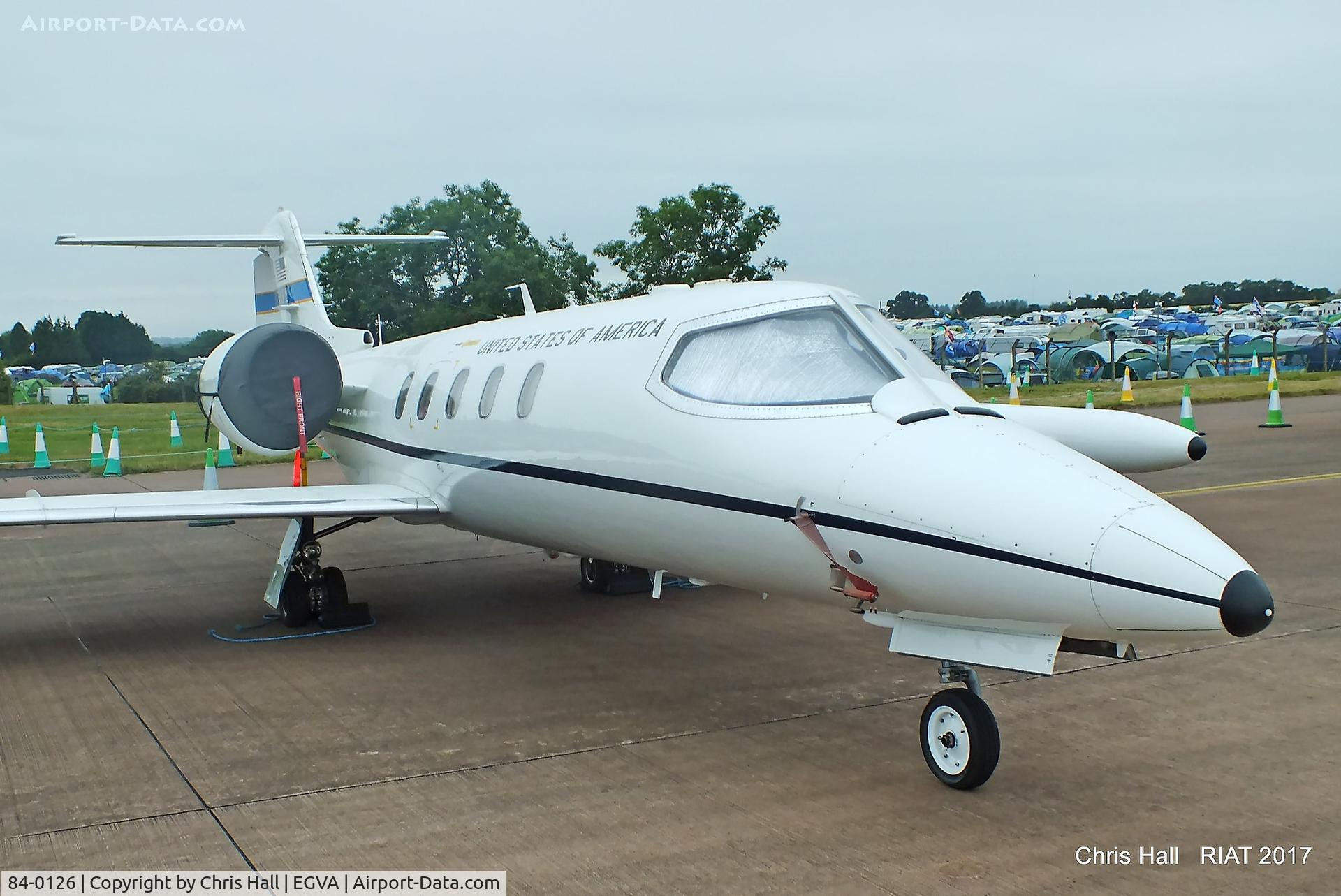 84-0126, 1984 Gates Learjet C-21A C/N 35A-572, RIAT 2017