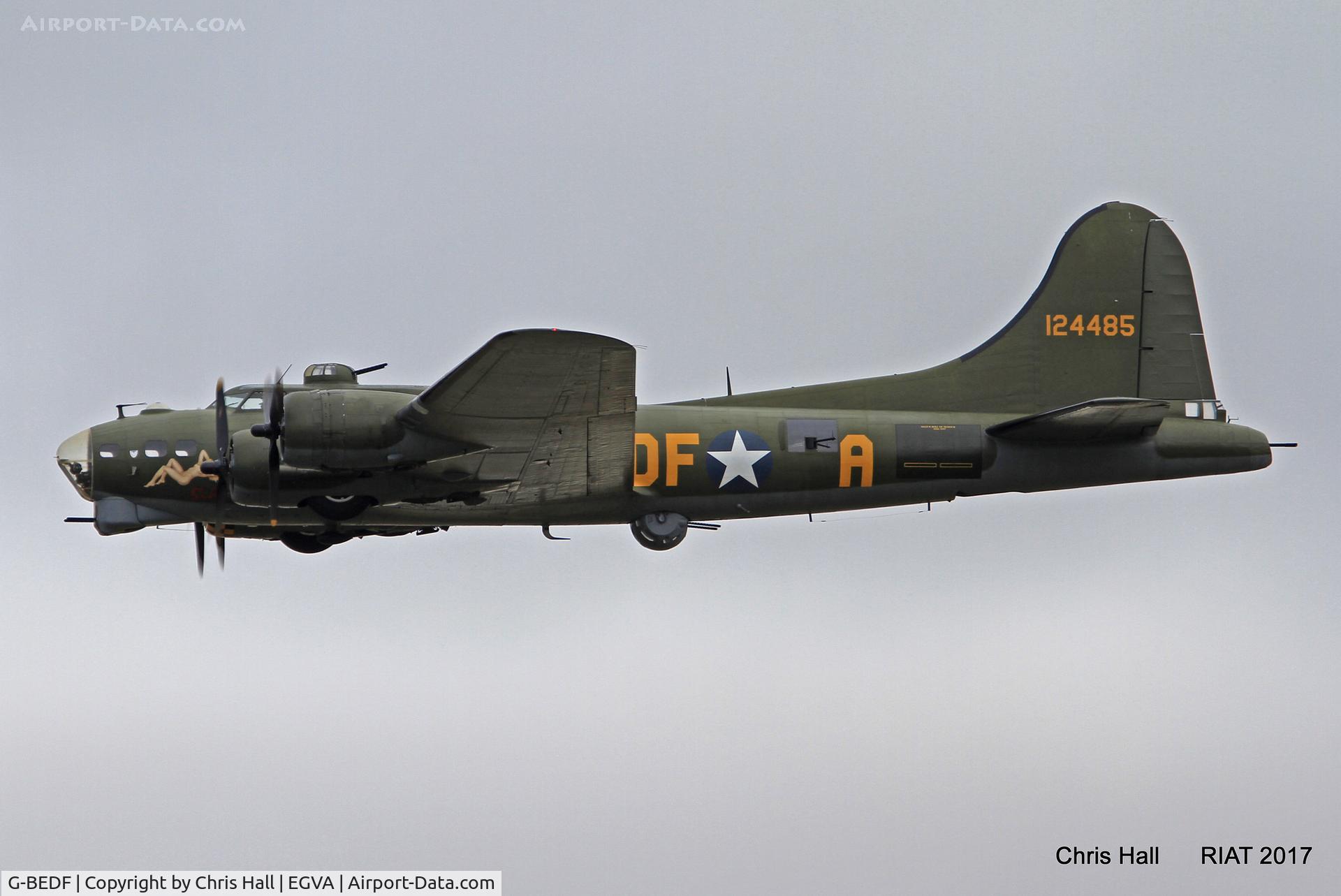 G-BEDF, 1944 Boeing B-17G Flying Fortress C/N 8693, RIAT 2017