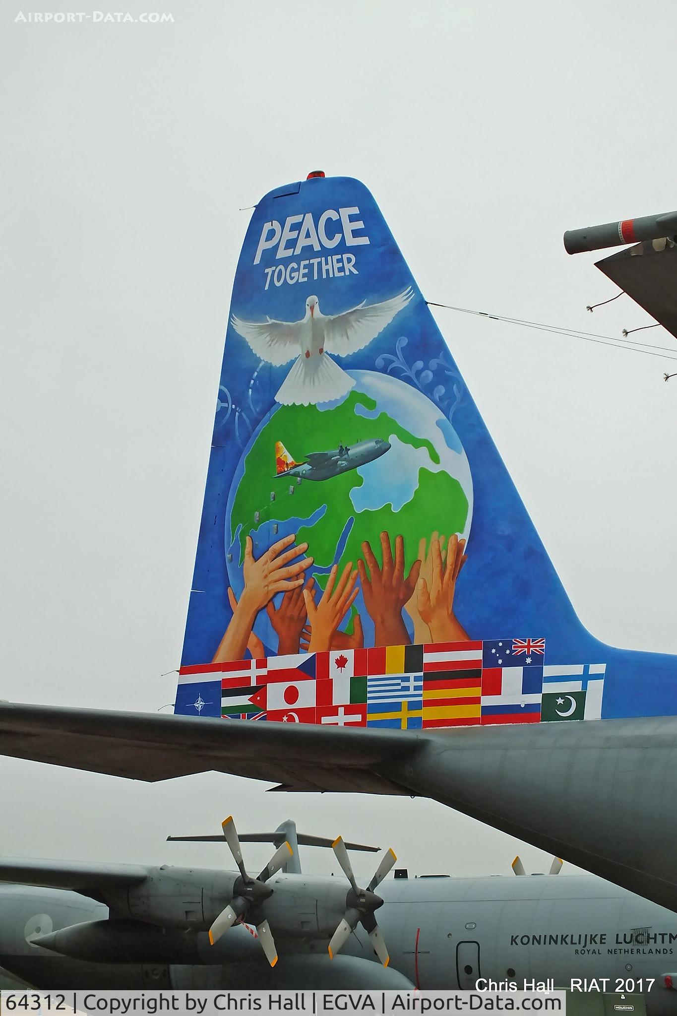 64312, Lockheed C-130E Hercules C/N 382-4153, RIAT 2017