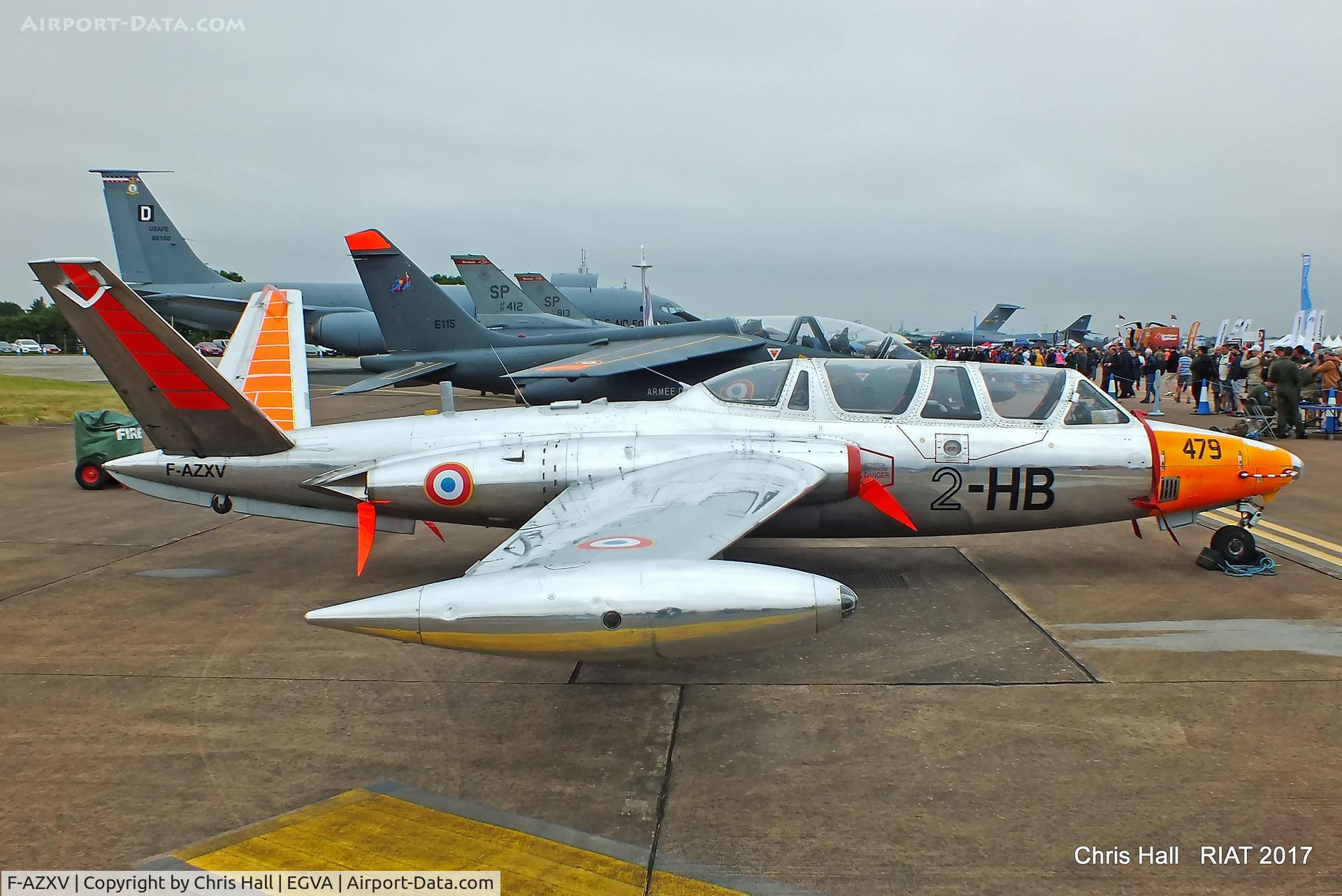 F-AZXV, Fouga CM-170 Magister C/N 479, RIAT 2017