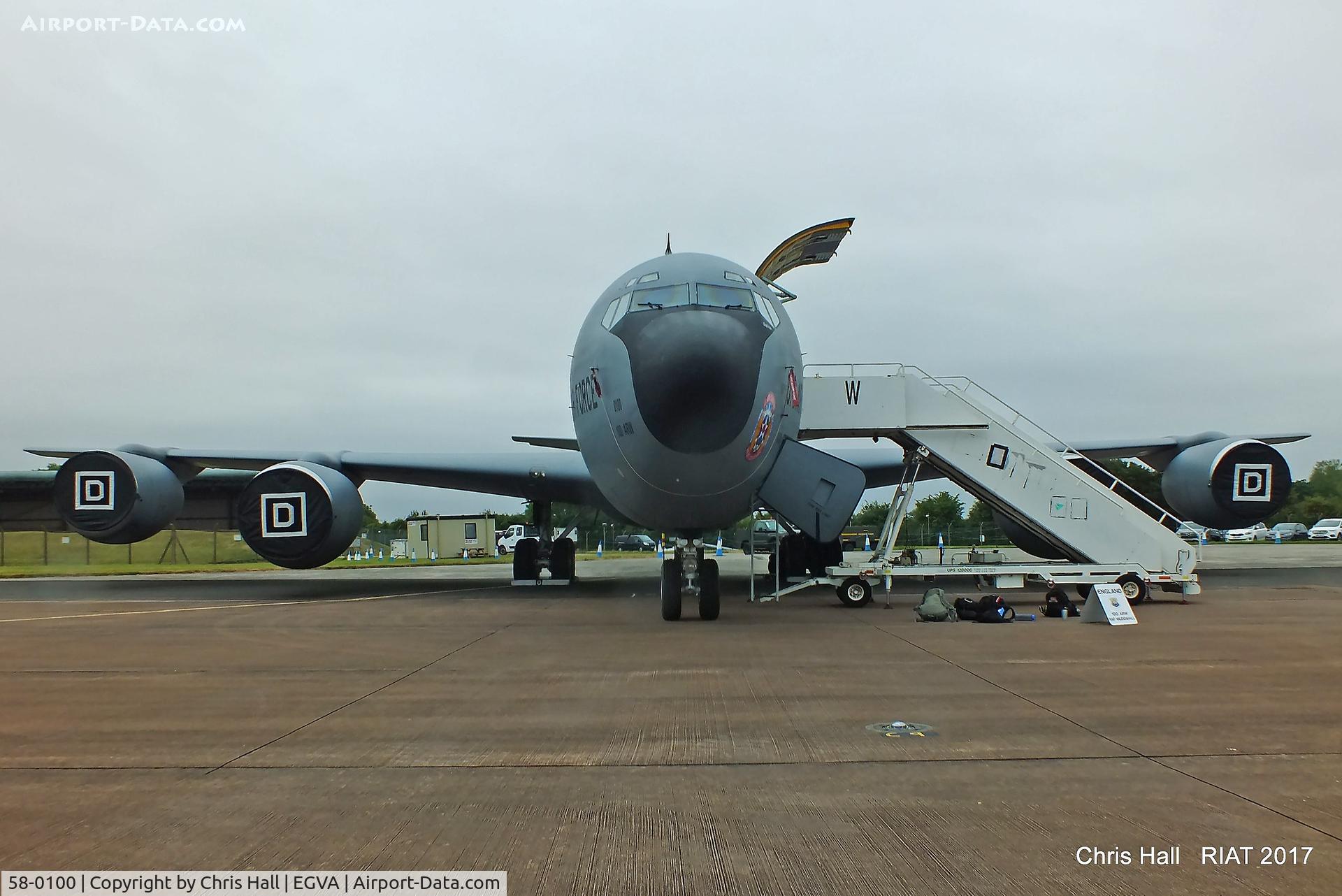 58-0100, 1958 Boeing KC-135R Stratotanker C/N 17845, RIAT 2017