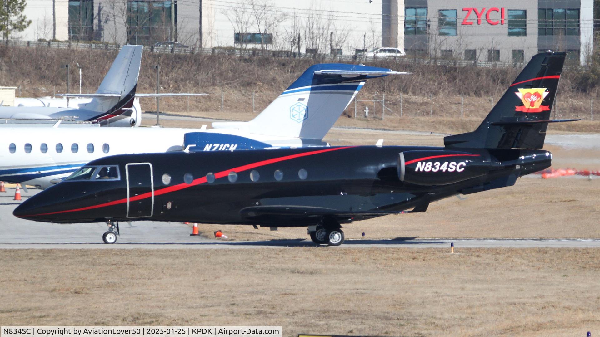 N834SC, 2007 Israel Aerospace Industries G200 C/N 023, G200 Galaxy