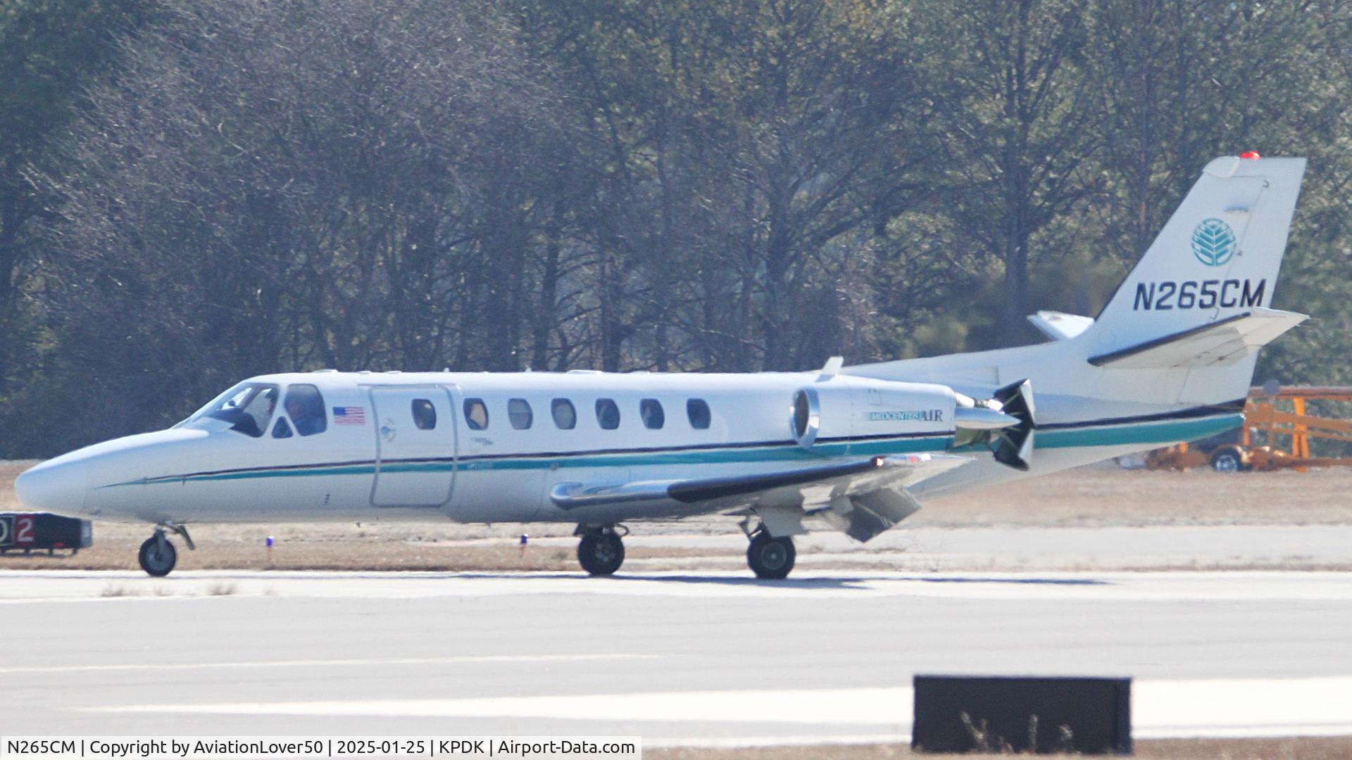 N265CM, 1999 Cessna 560 C/N 560-0521, Atrium Health Citation Ultra