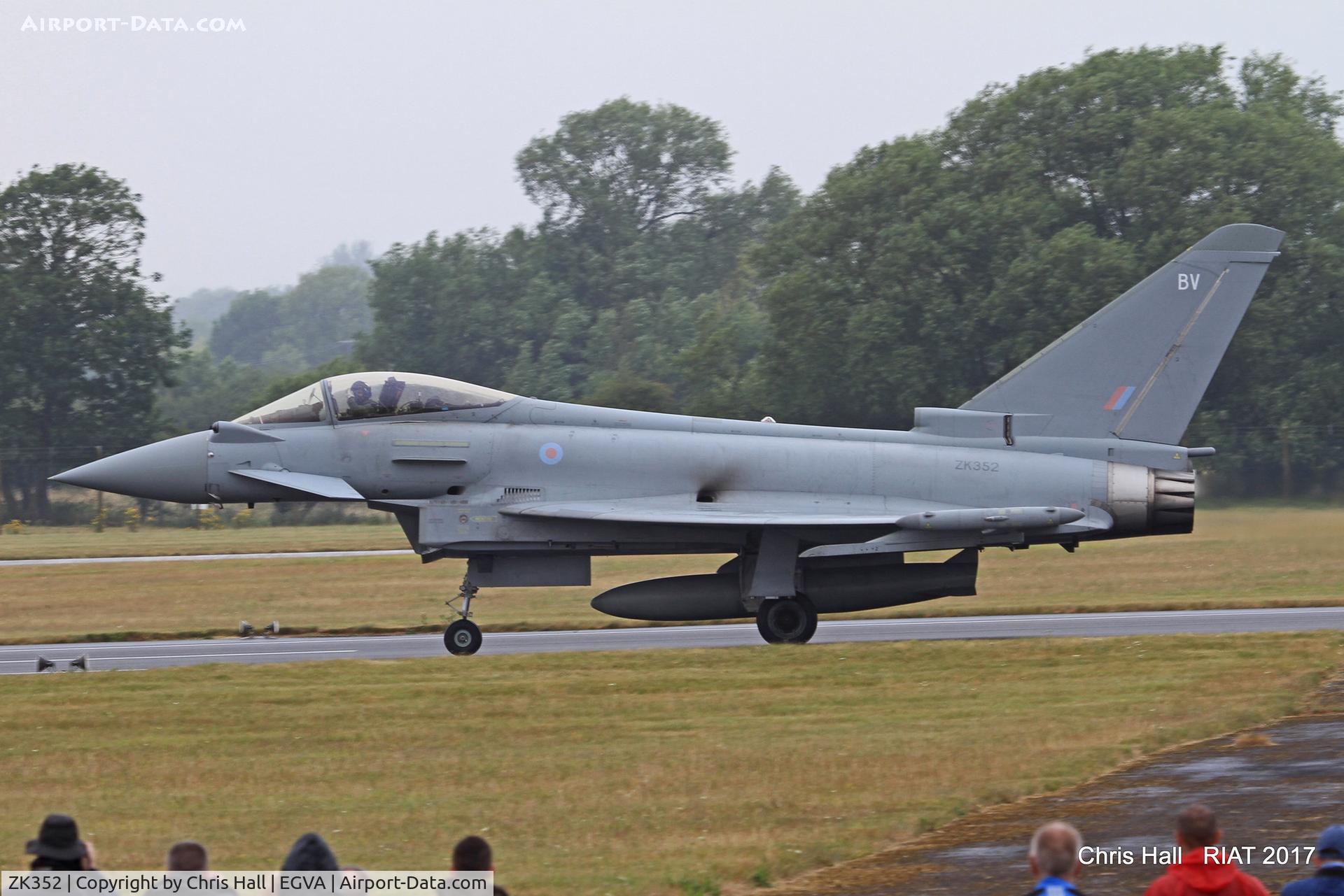 ZK352, 2013 Eurofighter EF-2000 Typhoon FGR4 C/N BS113/408, RIAT 2017