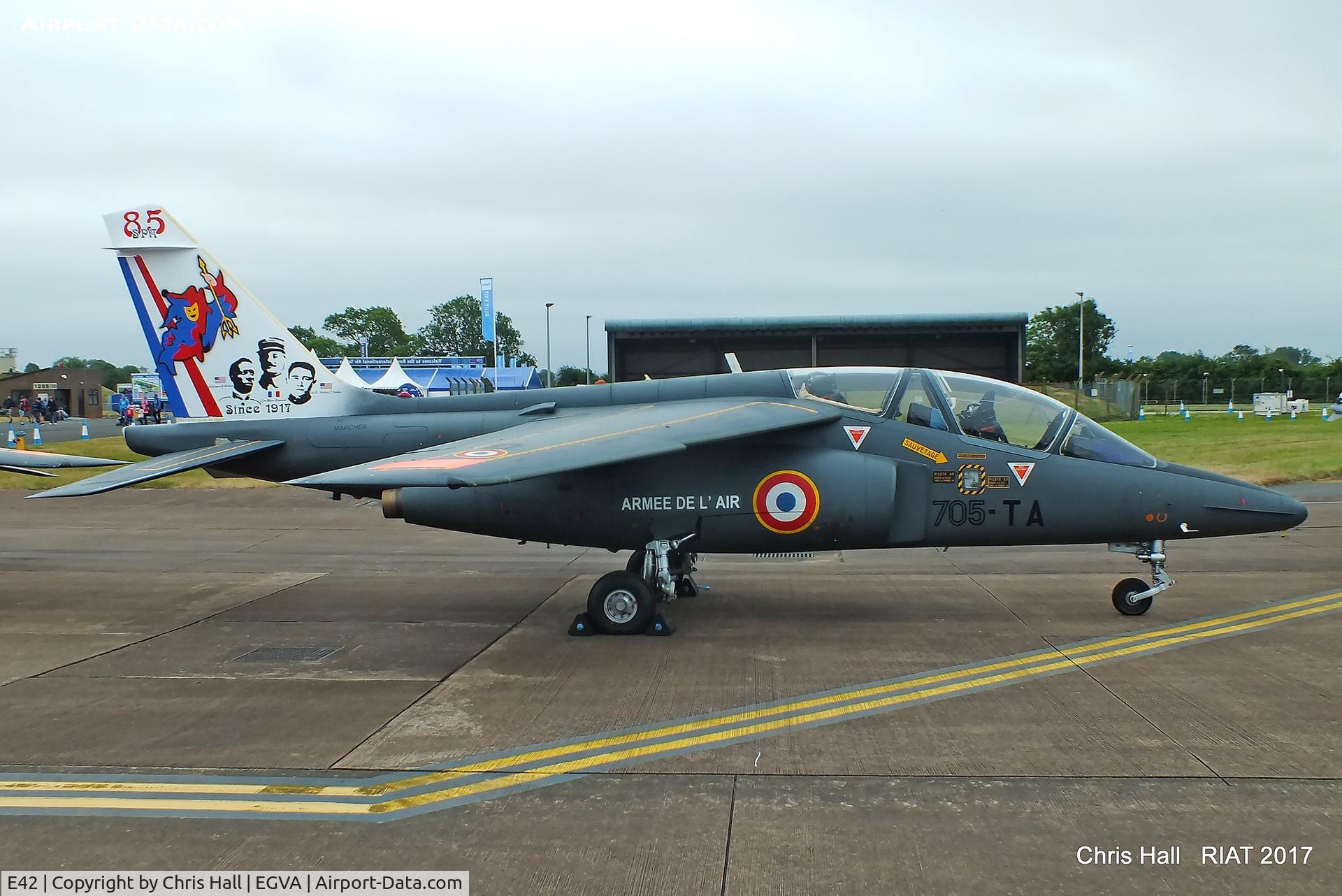 E42, Dassault-Dornier Alpha Jet E C/N E42, RIAT 2017