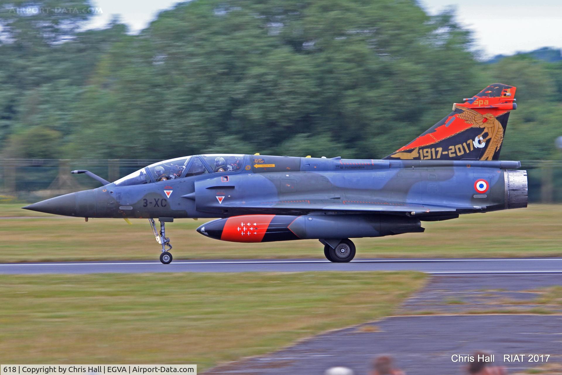 618, Dassault Mirage 2000D C/N 417, RIAT 2017