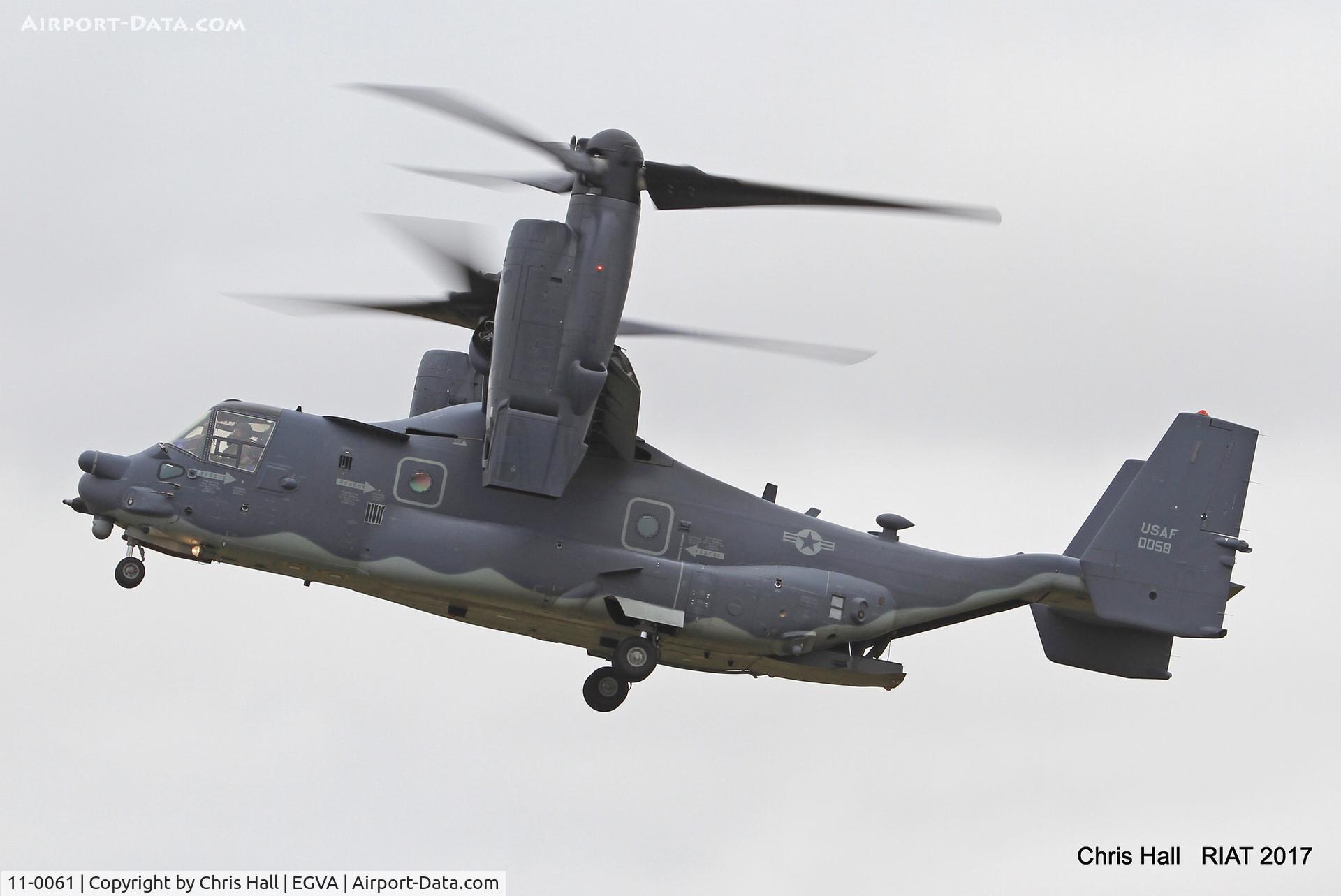 11-0061, 2011 Bell-Boeing CV-22B Osprey C/N D1041, RIAT 2017