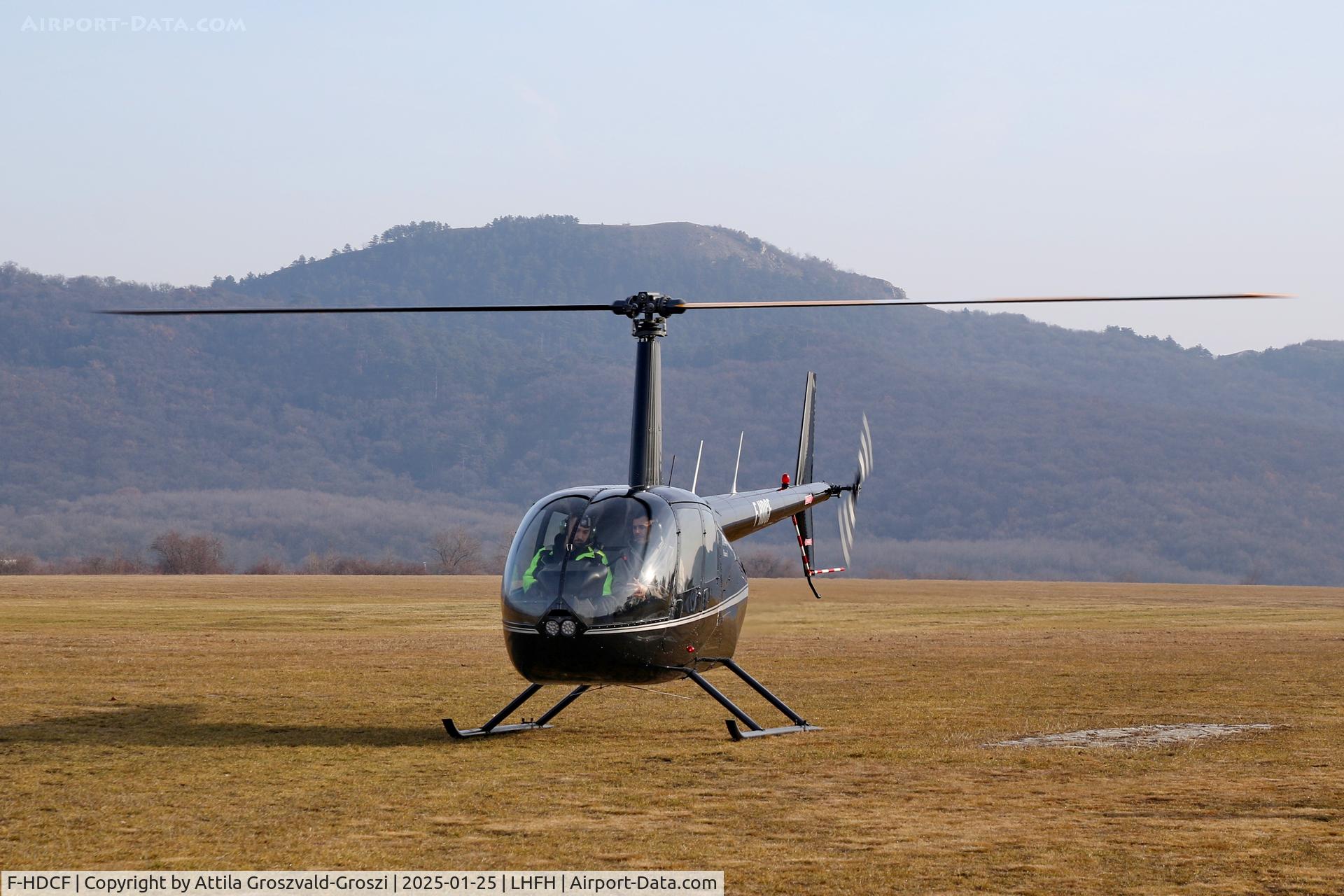 F-HDCF, 2007 Robinson R44 Raven I C/N 1782, LHFH - Budakeszi, Farkashegy Airport, Hungary