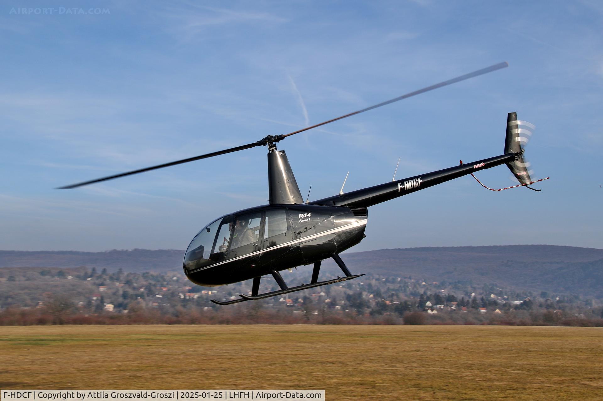 F-HDCF, 2007 Robinson R44 Raven I C/N 1782, LHFH - Budakeszi, Farkashegy Airport, Hungary