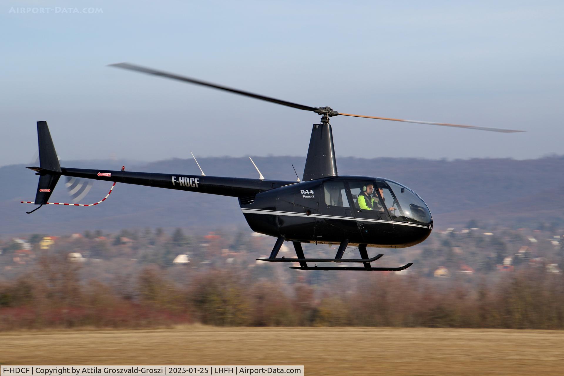 F-HDCF, 2007 Robinson R44 Raven I C/N 1782, LHFH - Budakeszi, Farkashegy Airport, Hungary