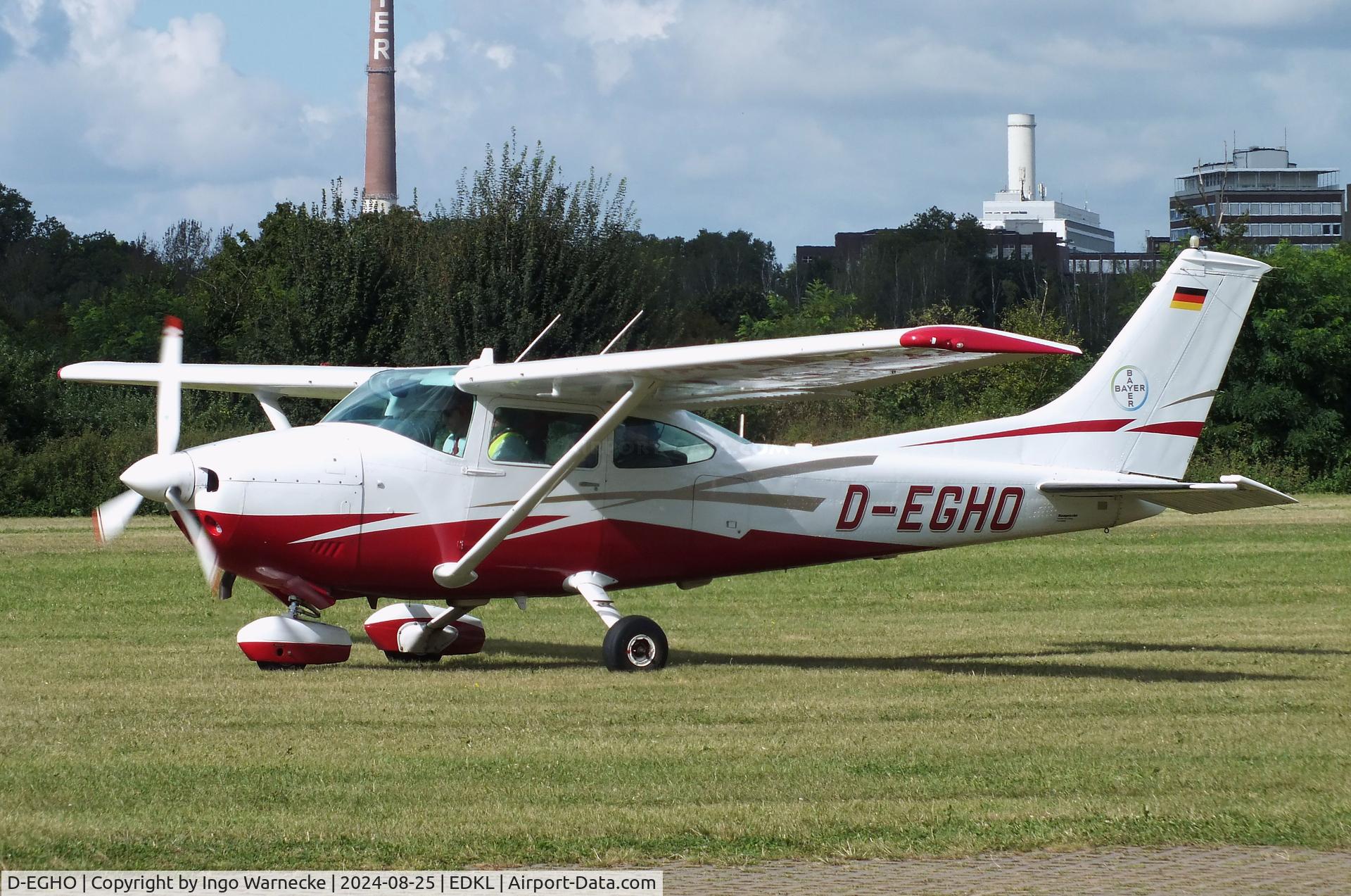 D-EGHO, Cessna 182P Skylane C/N 182-63484, Cessna 182P Skylane at the 2024 Flugplatzfest Leverkusen airfield display