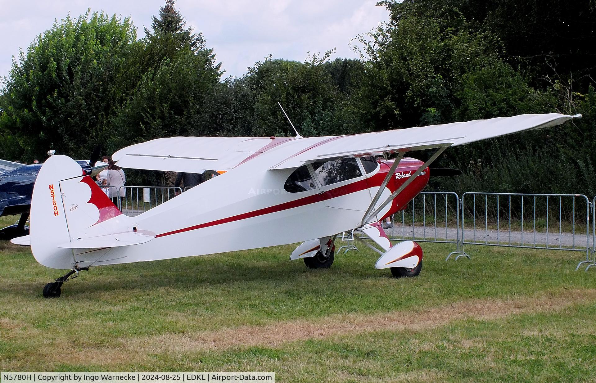 N5780H, 1949 Piper PA-16 Clipper C/N 16-393, Piper PA-16 Clipper at the 2024 Flugplatzfest Leverkusen airfield display