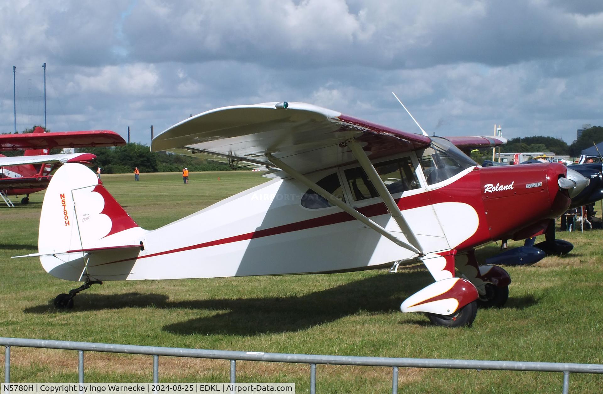 N5780H, 1949 Piper PA-16 Clipper C/N 16-393, Piper PA-16 Clipper at the 2024 Flugplatzfest Leverkusen airfield display