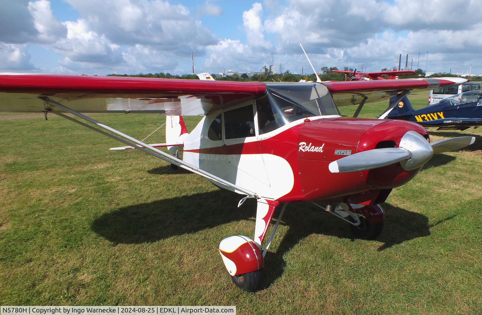 N5780H, 1949 Piper PA-16 Clipper C/N 16-393, Piper PA-16 Clipper at the 2024 Flugplatzfest Leverkusen airfield display