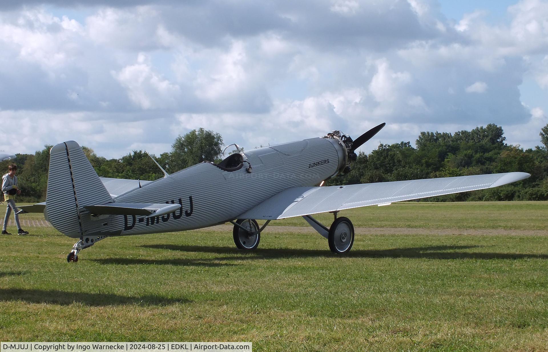 D-MJUJ, 2024 Junkers Flugzeugwerke AG A50ci Heritage Replica C/N 01, Junkers Flugzeugwerke A 50 ci Junior Heritage replica at the 2024 Flugplatzfest Leverkusen airfield display