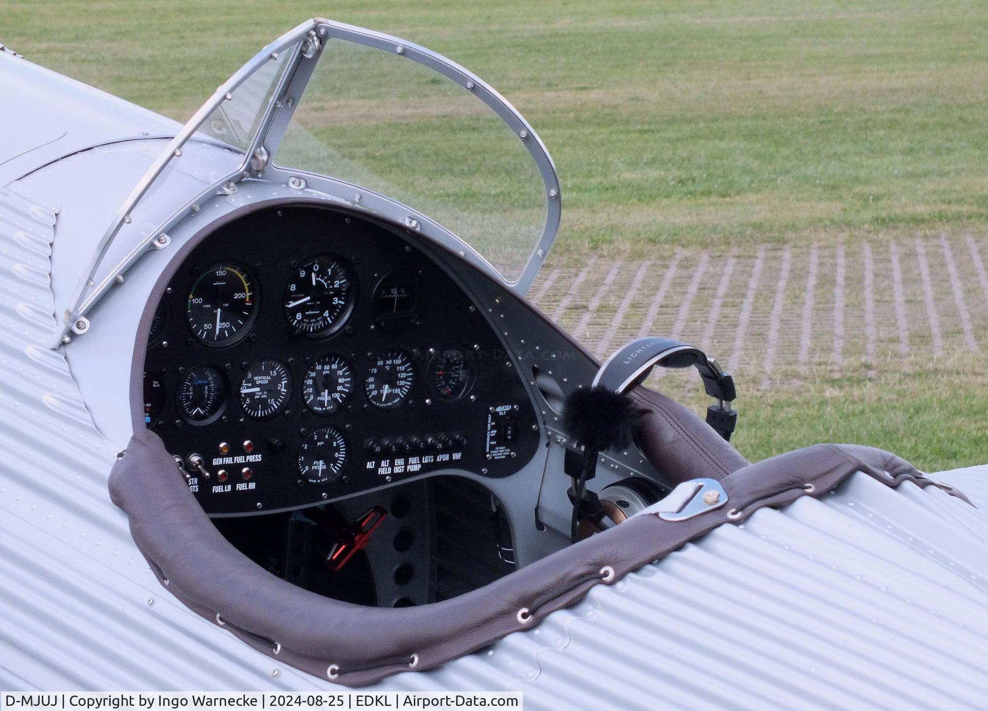 D-MJUJ, 2024 Junkers Flugzeugwerke AG A50ci Heritage Replica C/N 01, Junkers Flugzeugwerke A 50 ci Junior Heritage replica at the 2024 Flugplatzfest Leverkusen airfield display #c