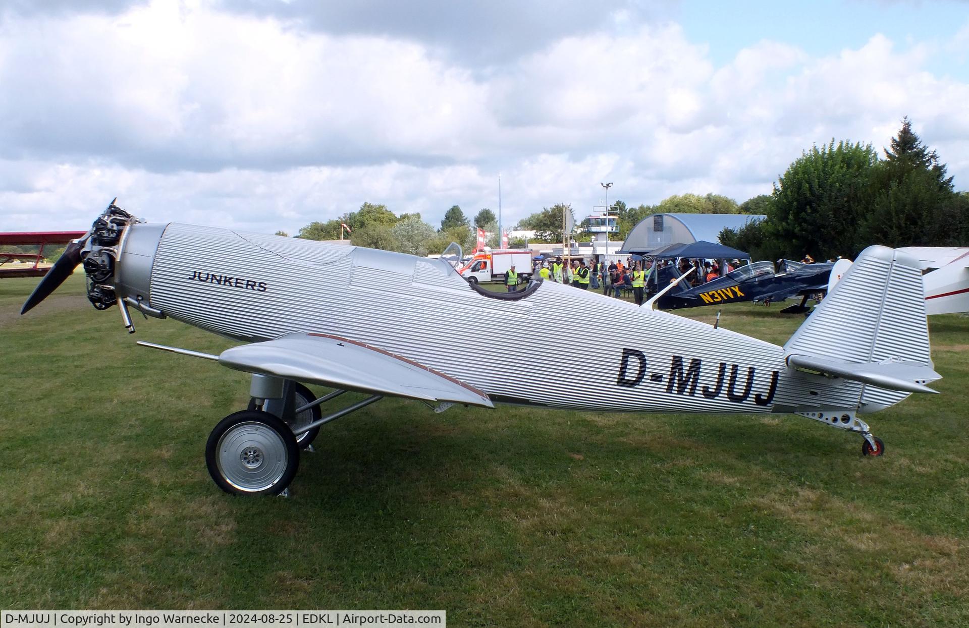 D-MJUJ, 2024 Junkers Flugzeugwerke AG A50ci Heritage Replica C/N 01, Junkers Flugzeugwerke A 50 ci Junior Heritage replica at the 2024 Flugplatzfest Leverkusen airfield display