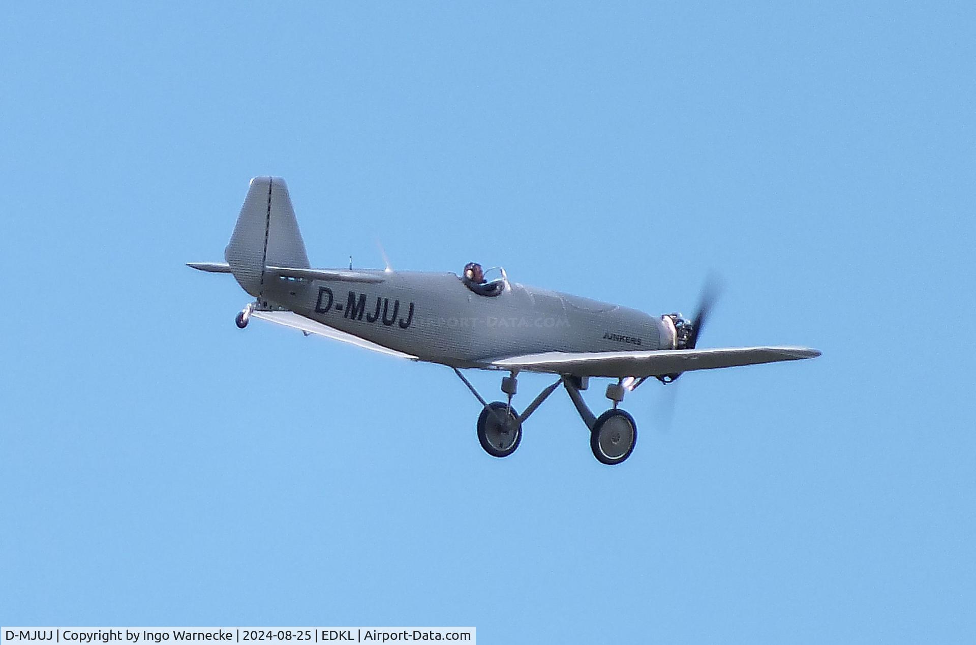D-MJUJ, 2024 Junkers Flugzeugwerke AG A50ci Heritage Replica C/N 01, Junkers Flugzeugwerke A 50 ci Junior Heritage replica at the 2024 Flugplatzfest Leverkusen airfield display