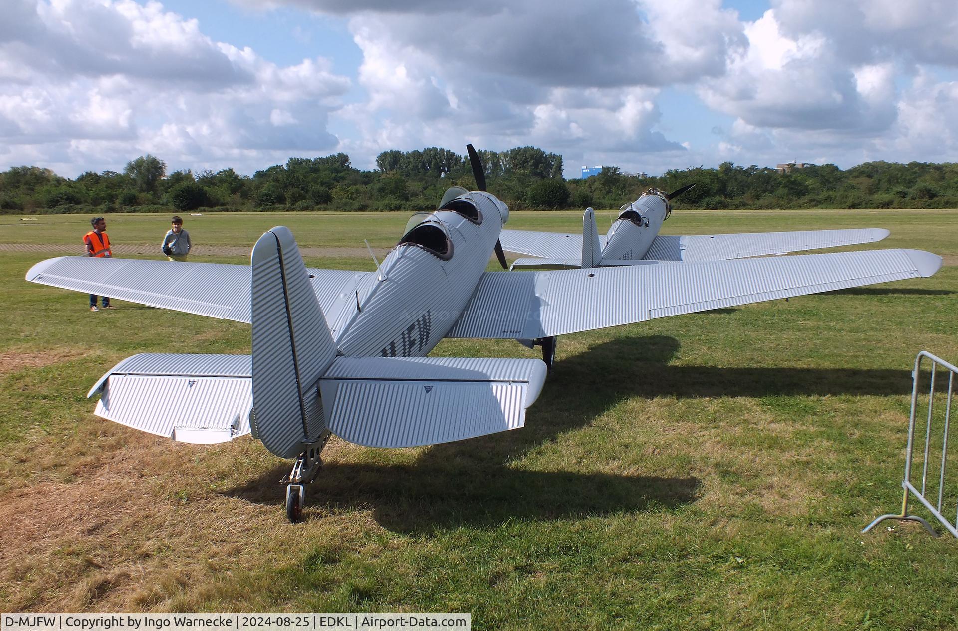 D-MJFW, Junkers Flugzeugwerke AG A50ci Replica C/N not found_D_MJFW, Junkers Flugzeugwerke A 50 ci Junior replica at the 2024 Flugplatzfest Leverkusen airfield display
