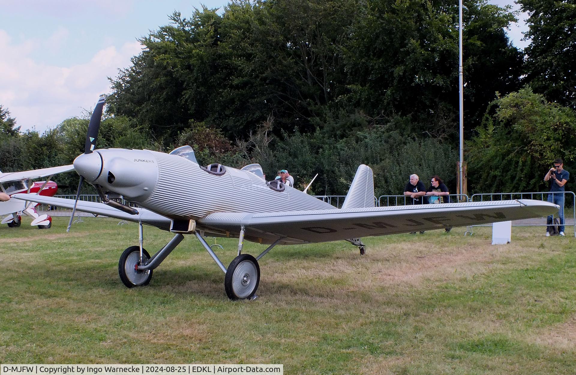 D-MJFW, Junkers Flugzeugwerke AG A50ci Replica C/N not found_D_MJFW, Junkers Flugzeugwerke A 50 ci Junior replica at the 2024 Flugplatzfest Leverkusen airfield display