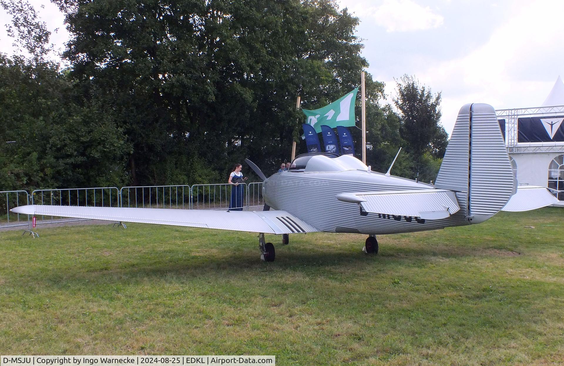 D-MSJU, Junkers Flugzeugwerke AG A60 C/N not found_D-MSJU, Junkers Flugzeugwerke A60 at the 2024 Flugplatzfest Leverkusen airfield display