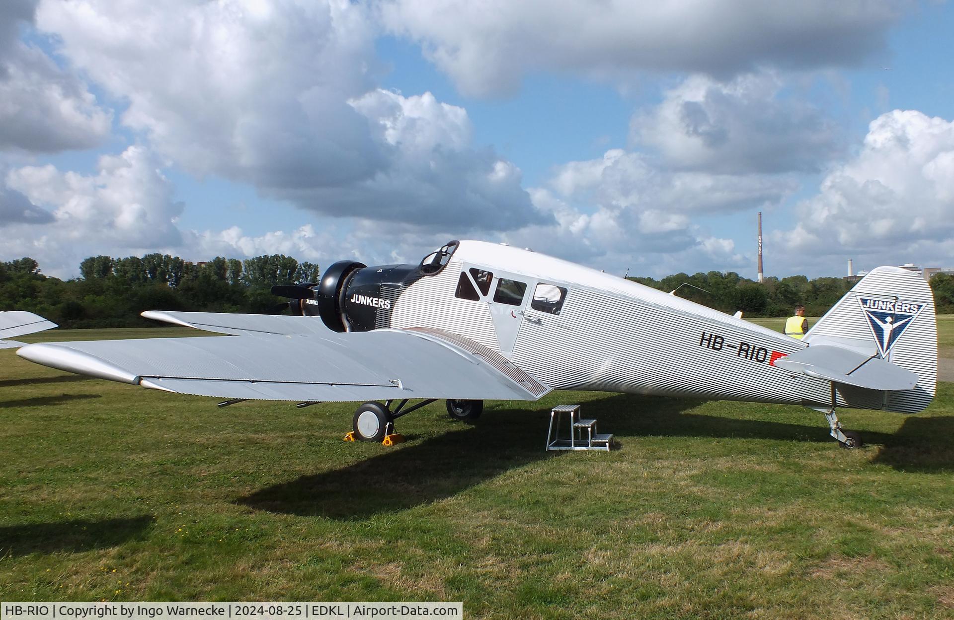 HB-RIO, 2022 Junkers Flugzeugwerke AG Junkers F-13 (Replica) C/N 13-003, Rimowa / Junkers F 13 replica (with radial engine) at the 2024 Flugplatzfest Leverkusen airfield display