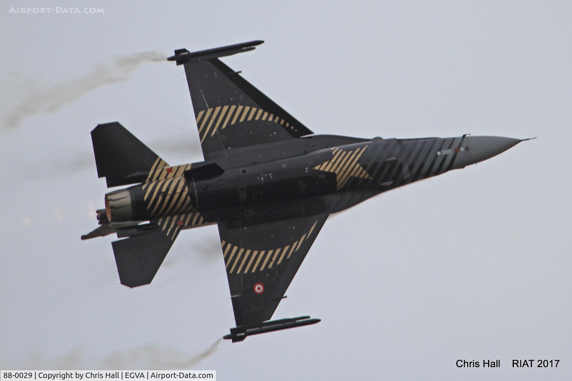 88-0029, TAI (Turkish Aerospace Industries) F-16C Fighting Falcon C/N 4R-31, RIAT 2017