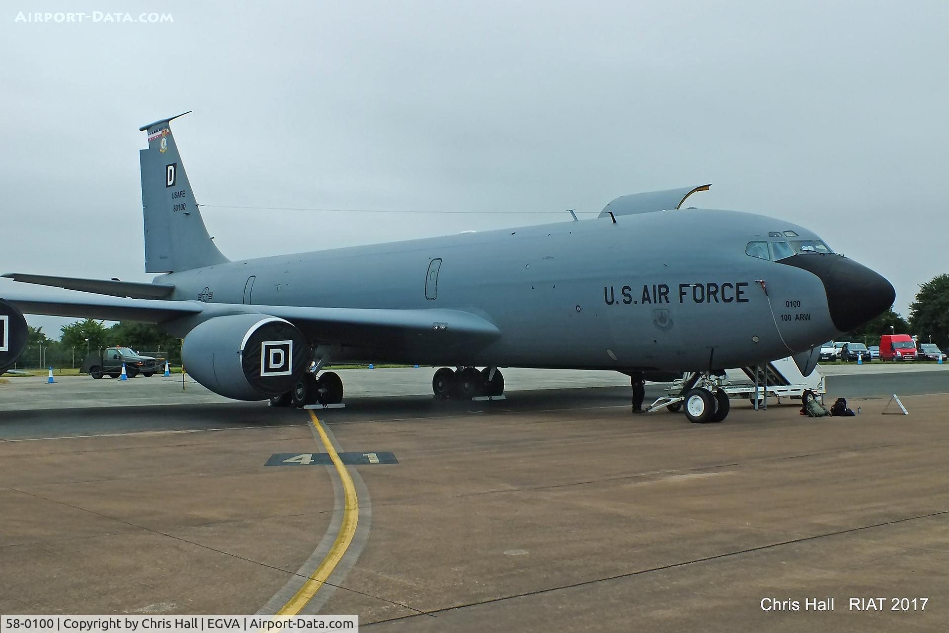 58-0100, 1958 Boeing KC-135R Stratotanker C/N 17845, RIAT 2017