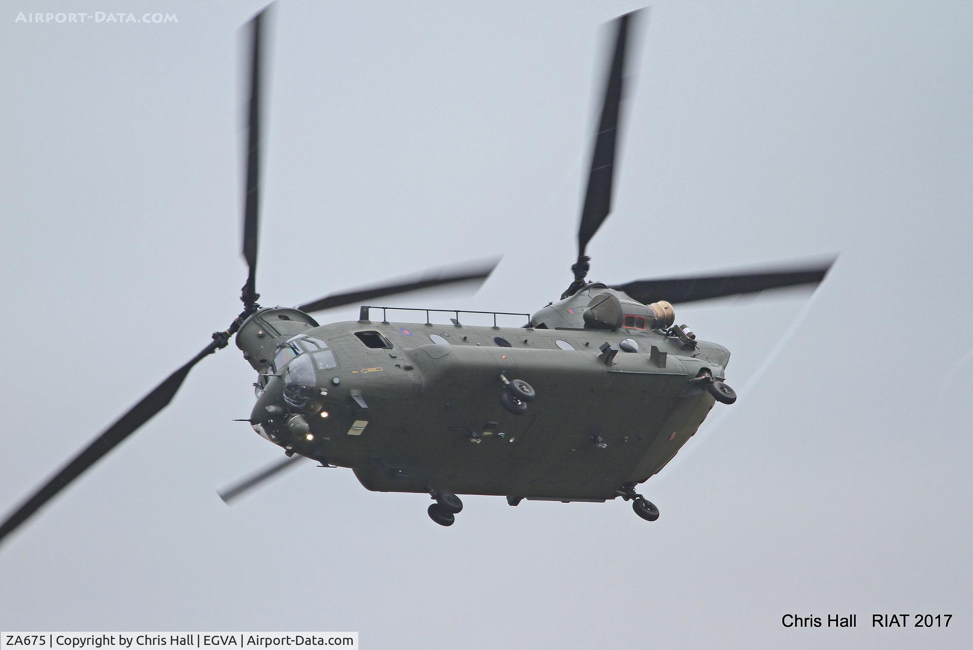 ZA675, Boeing Vertol Chinook HC.4 C/N M/A006/M7009,, RIAT 2017